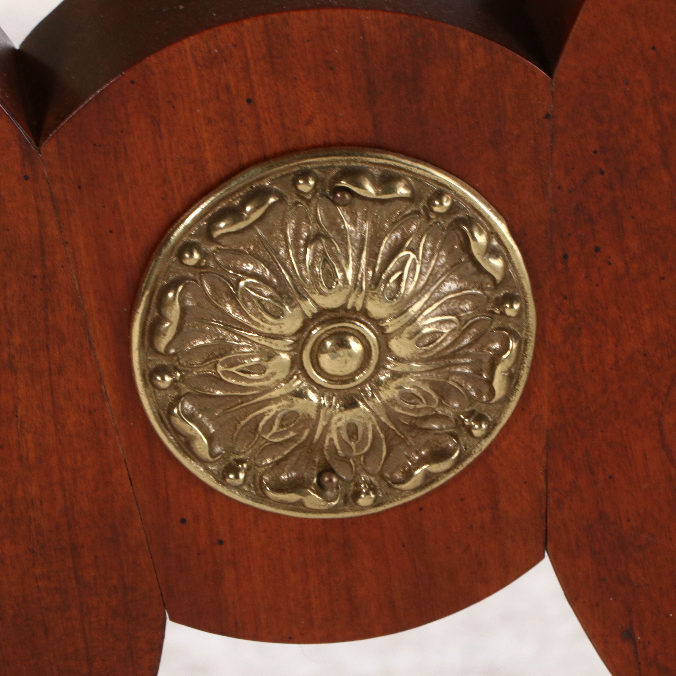 Baker Furniture Neoclassical Style Burl Wood Writing Table