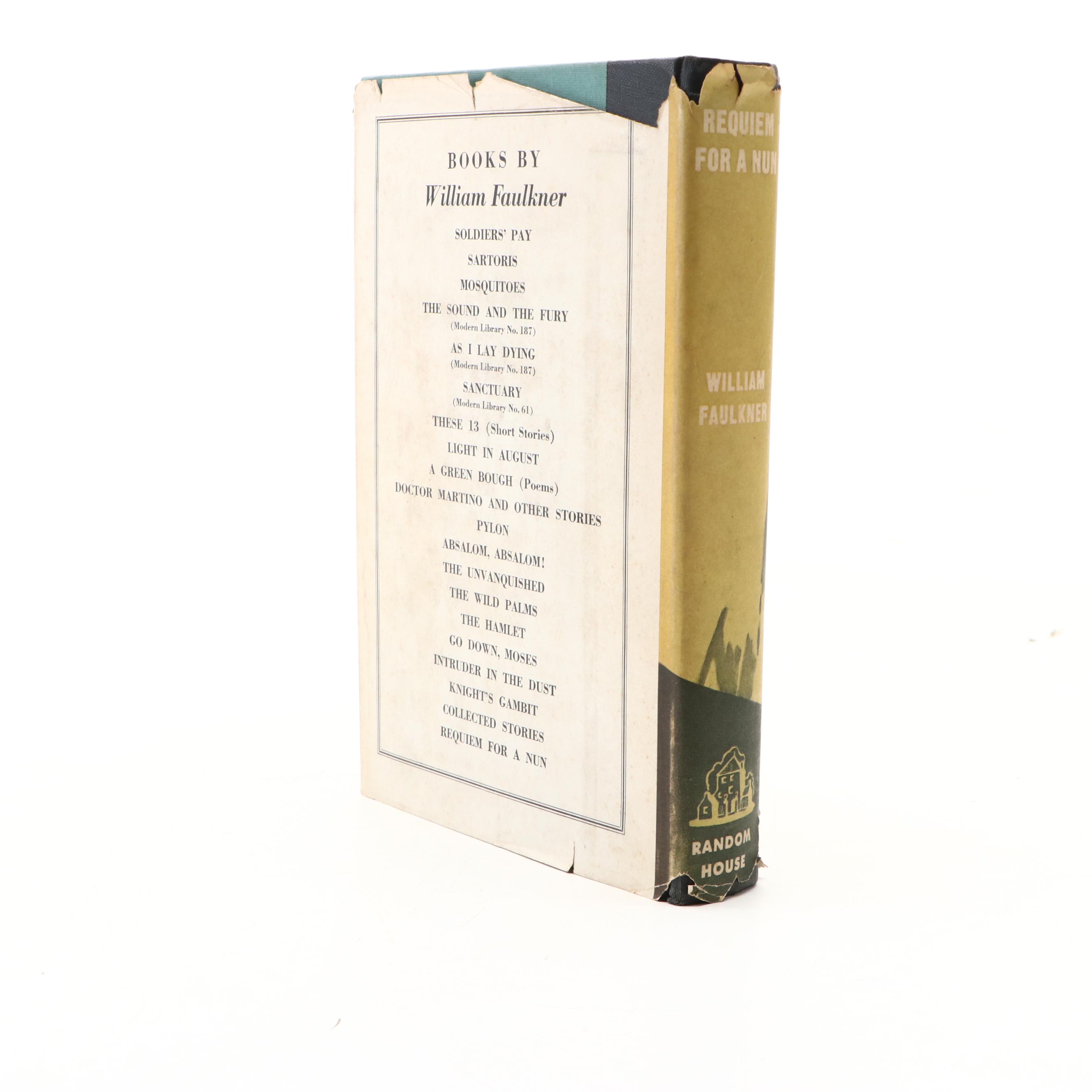 Book Club Edition "Requiem for a Nun" by William Faulkner, 1951