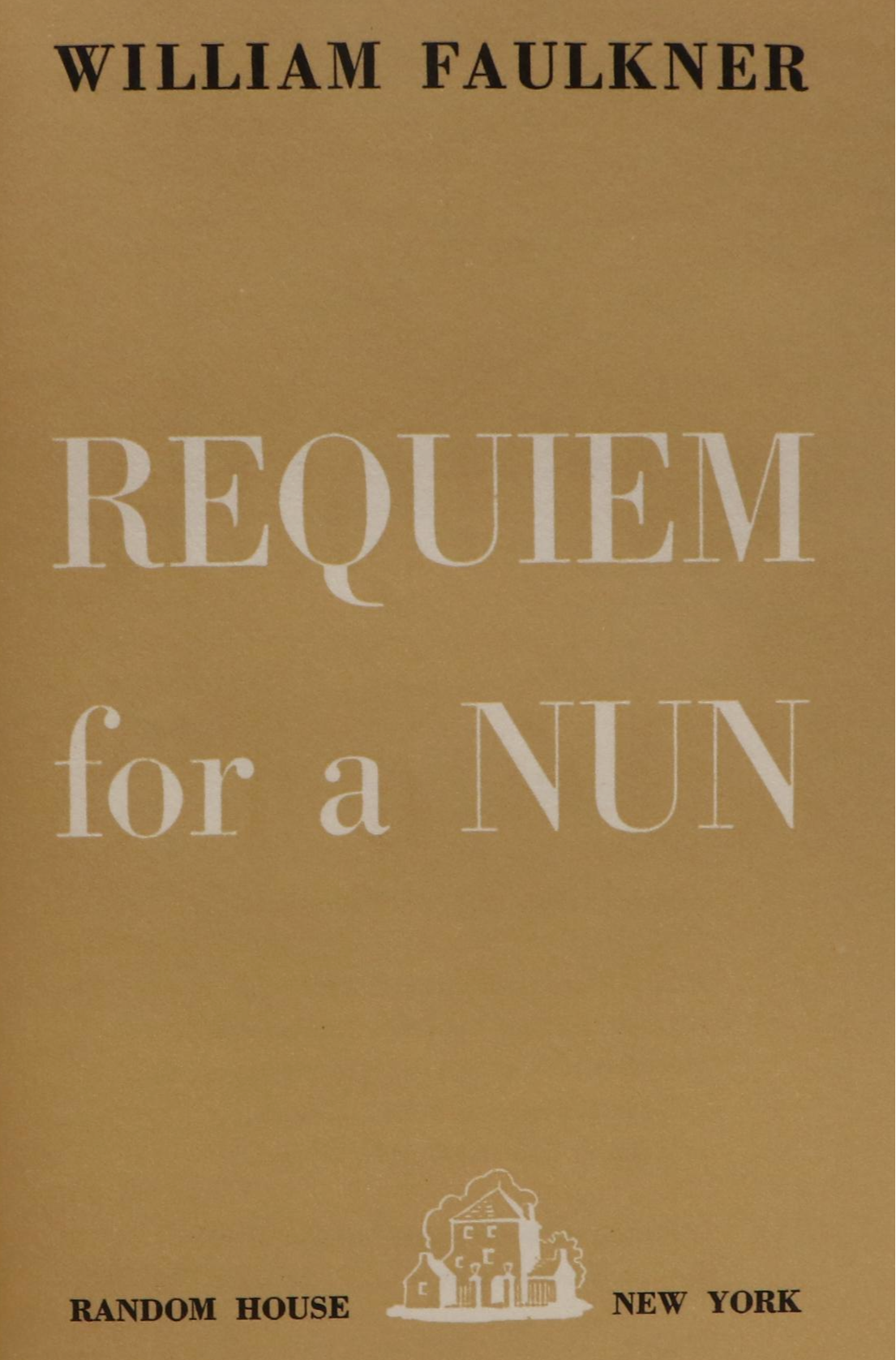 Book Club Edition "Requiem for a Nun" by William Faulkner, 1951