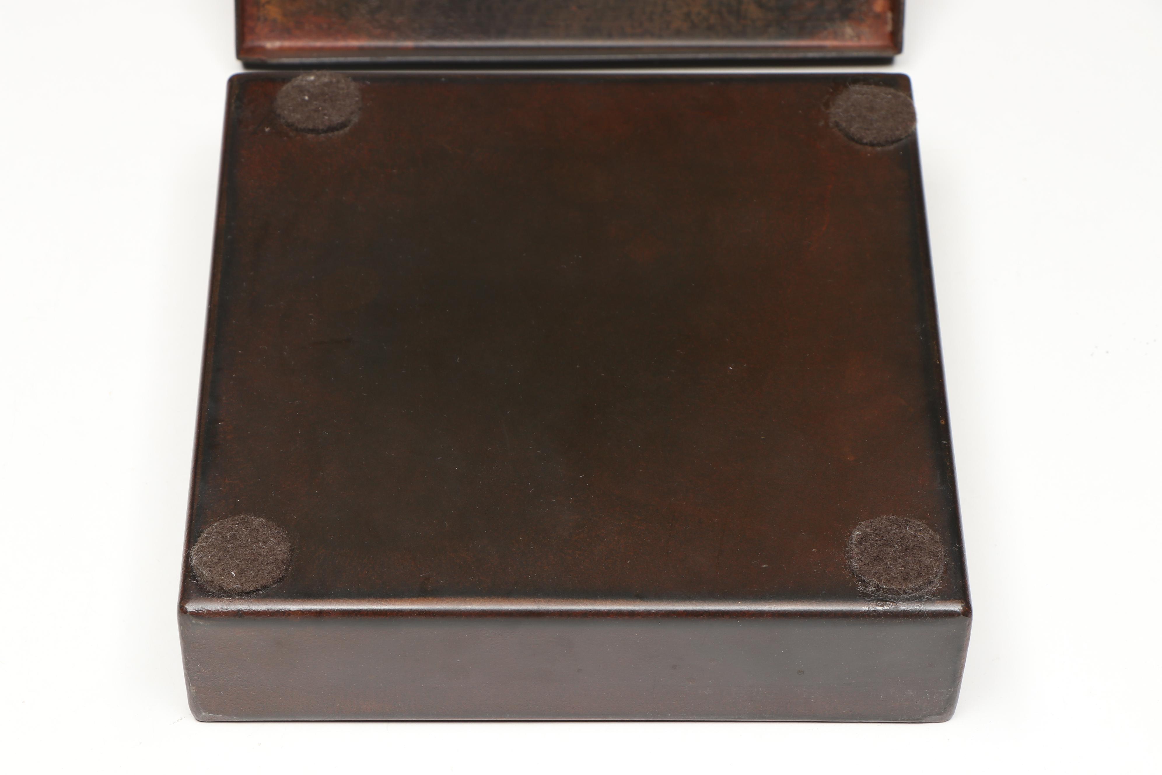 Jan Barboglio Carlotta Iron Box with Byzantium Style Agnus Dei Figurine