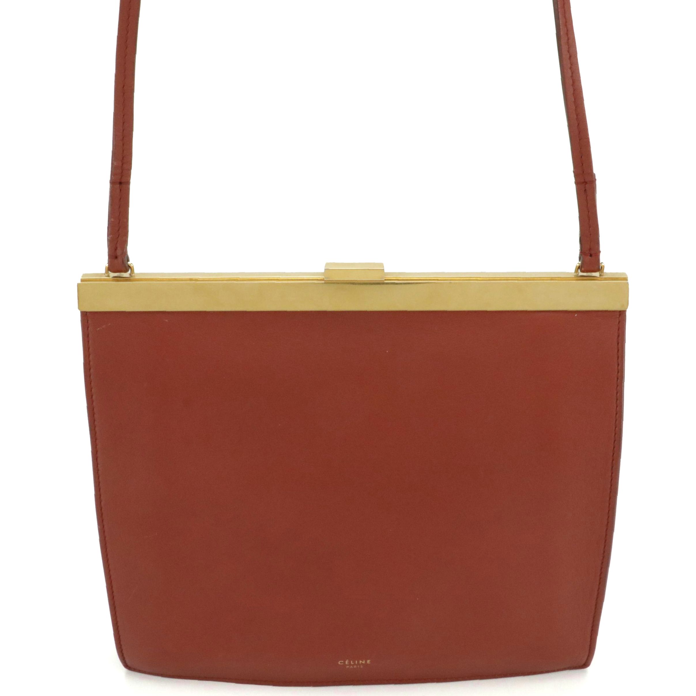 Celine Slim Crossbody Bag in Calfskin Leather