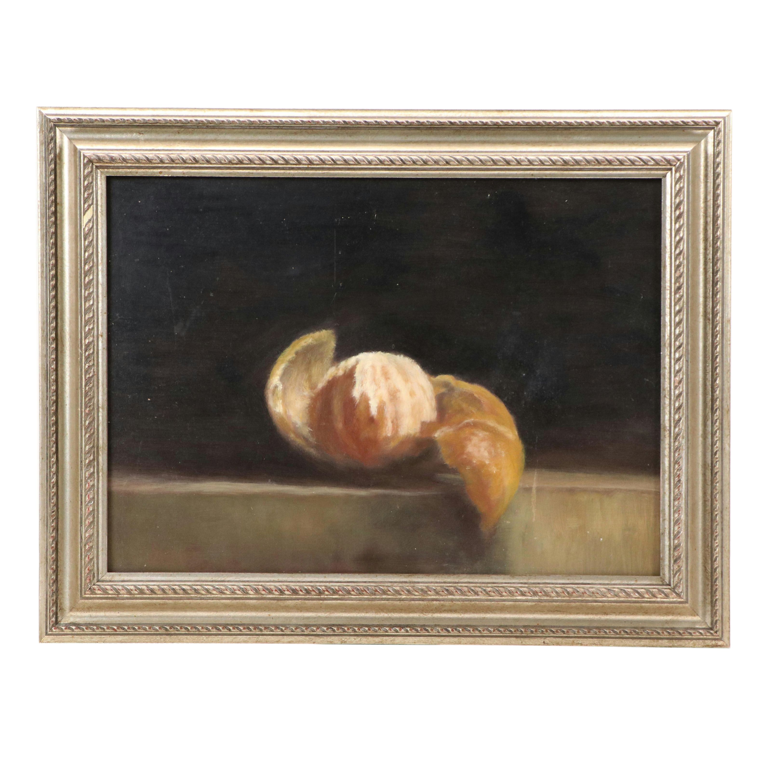 Orange Still Life Oil Painting