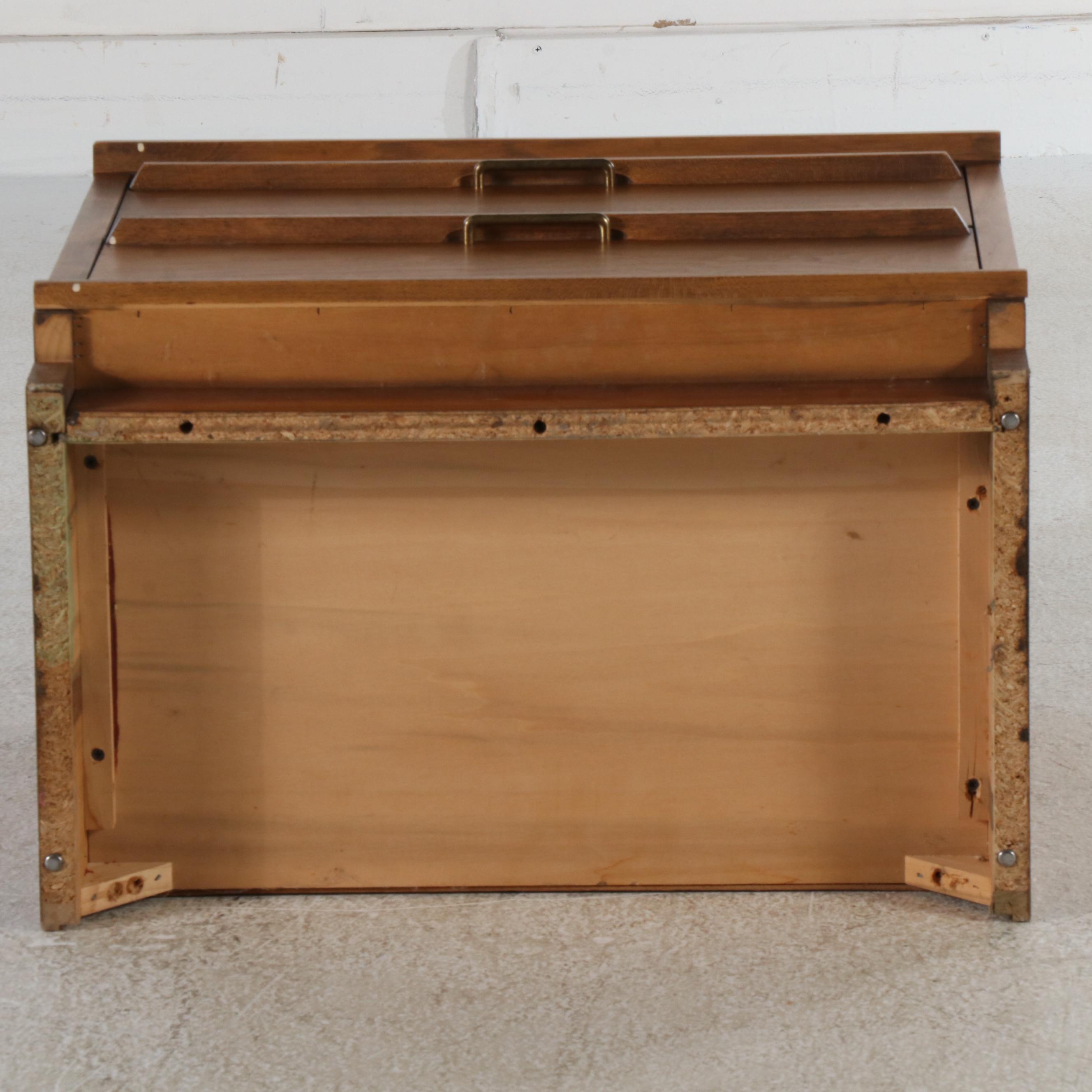 Lane Mid Century Modern Style Headbaord and Nightstand