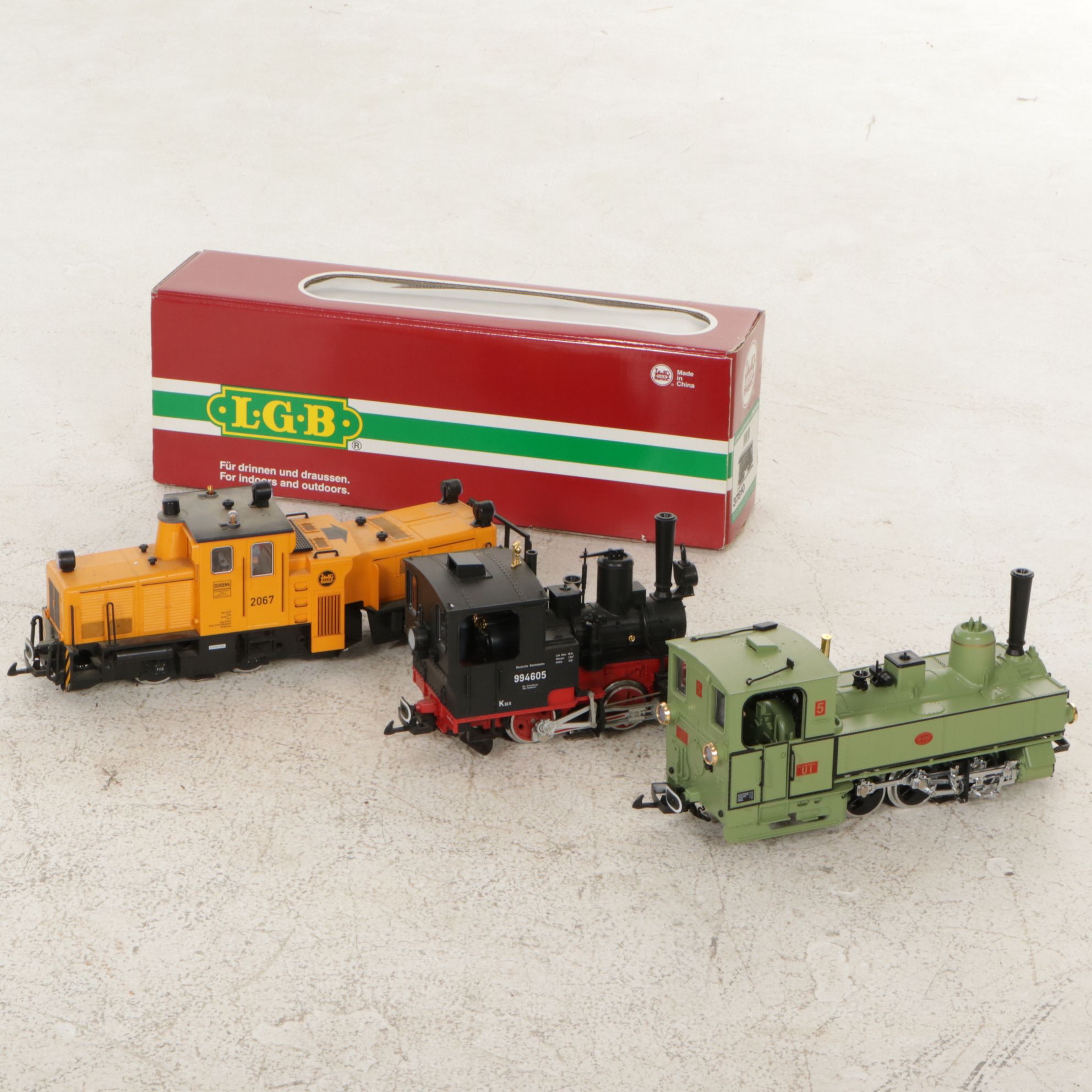 LGB Track Cleaning Locomotive, Combine & Other Trains