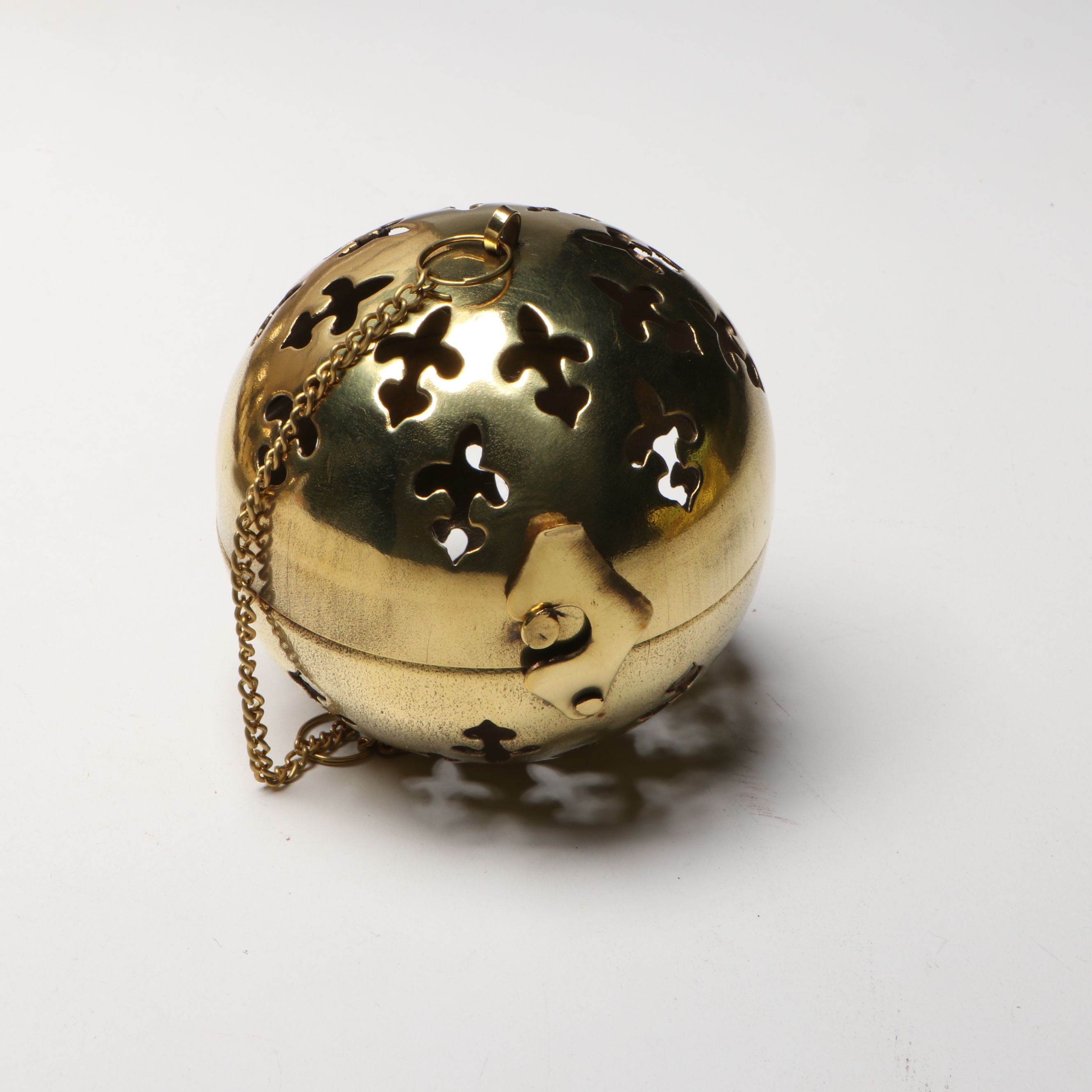 Gold Finished Metal Potpourri Balls