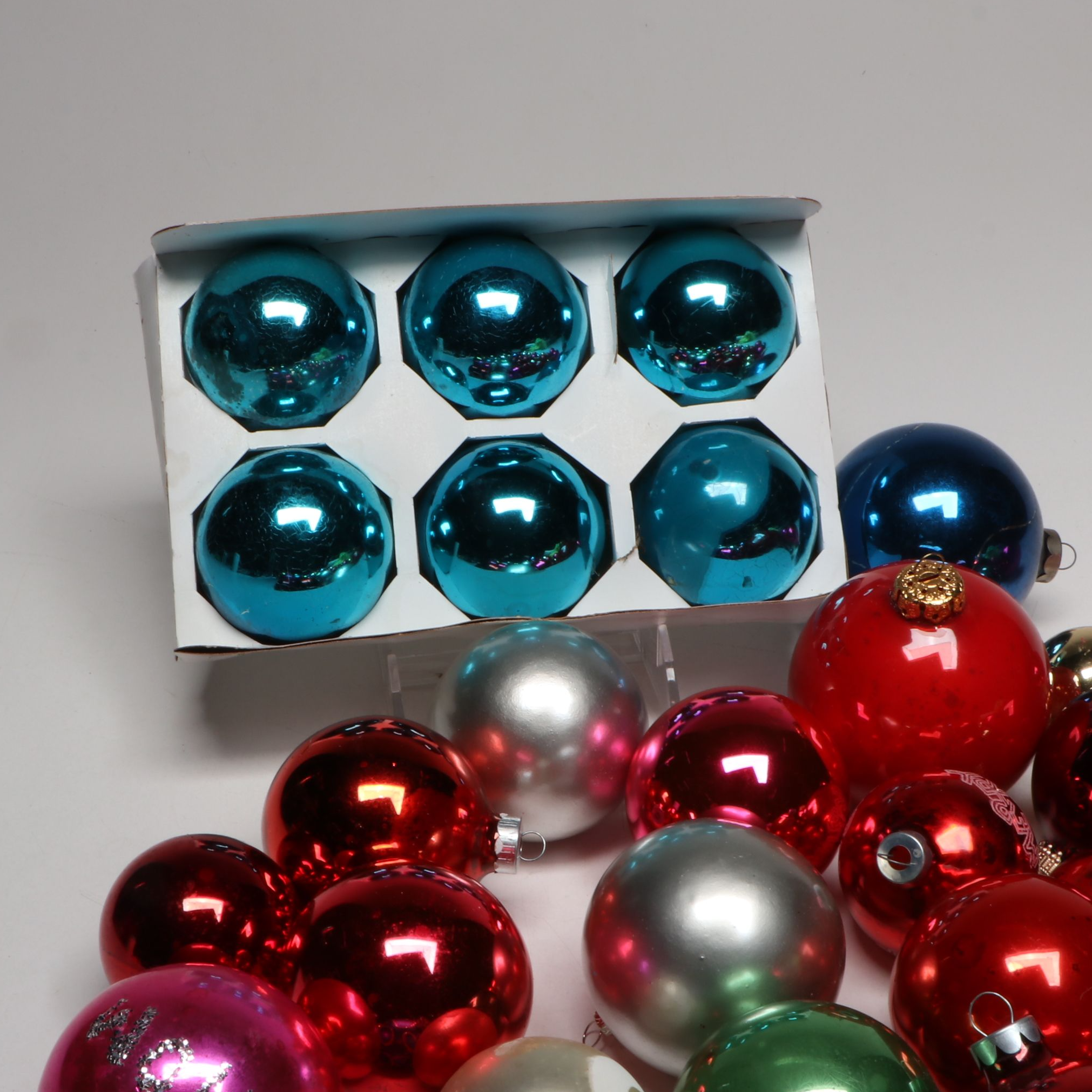 Shiny Brite and Other Vintage Glass Christmas Tree Ornaments
