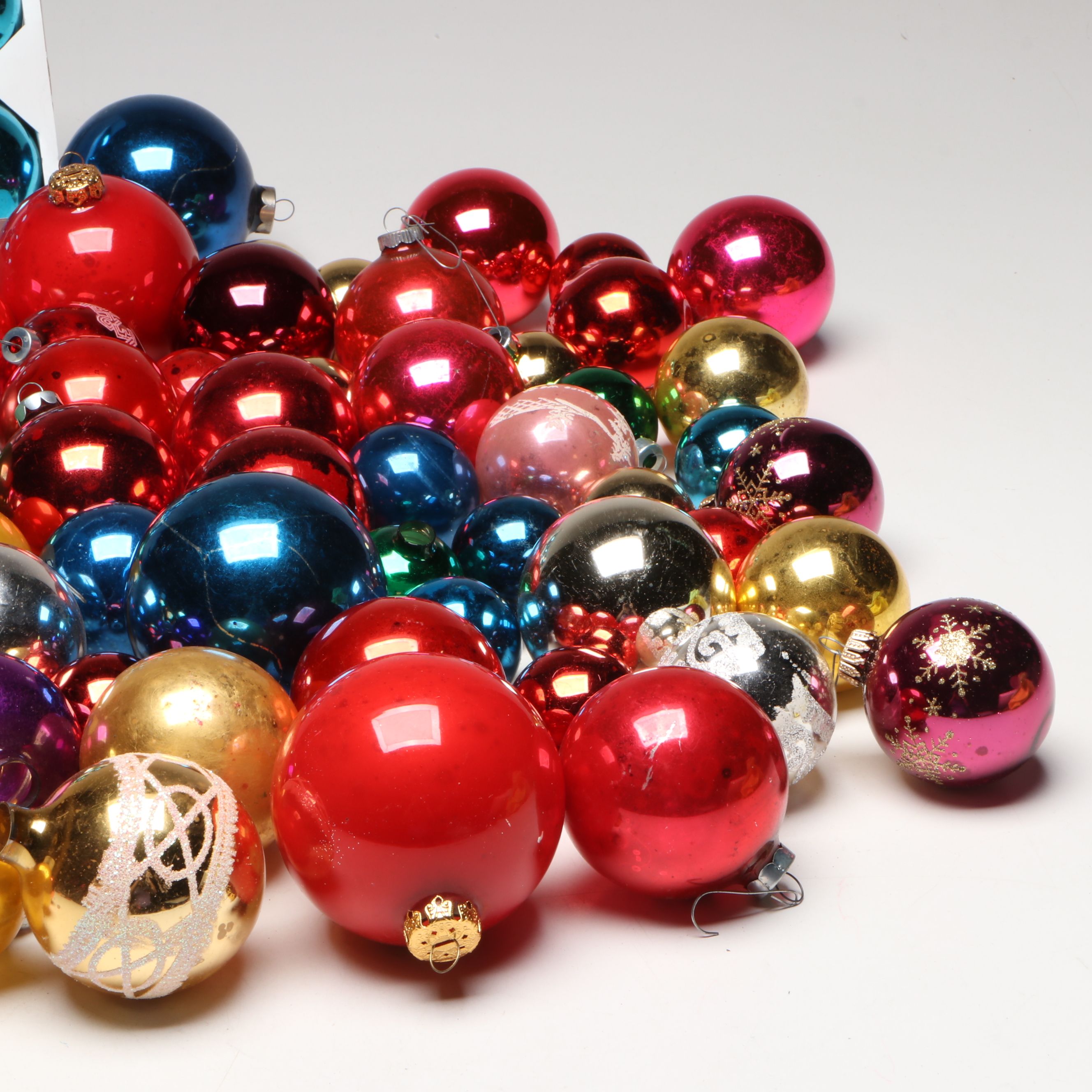 Shiny Brite and Other Vintage Glass Christmas Tree Ornaments