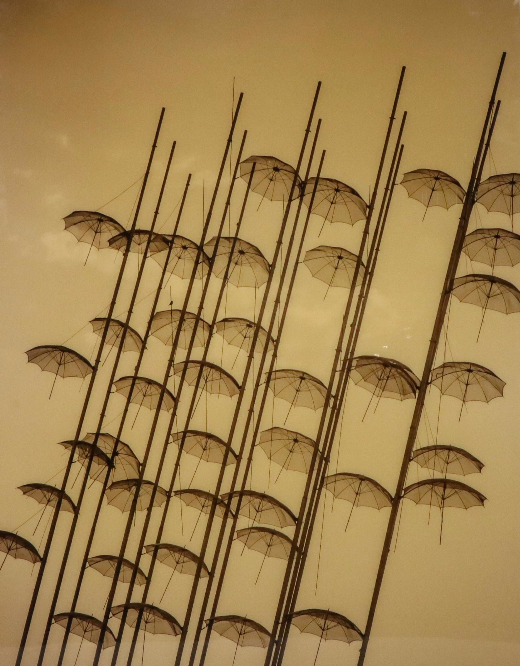 Giclée After George Zongolopoulos "Umbrellas," 21st Century