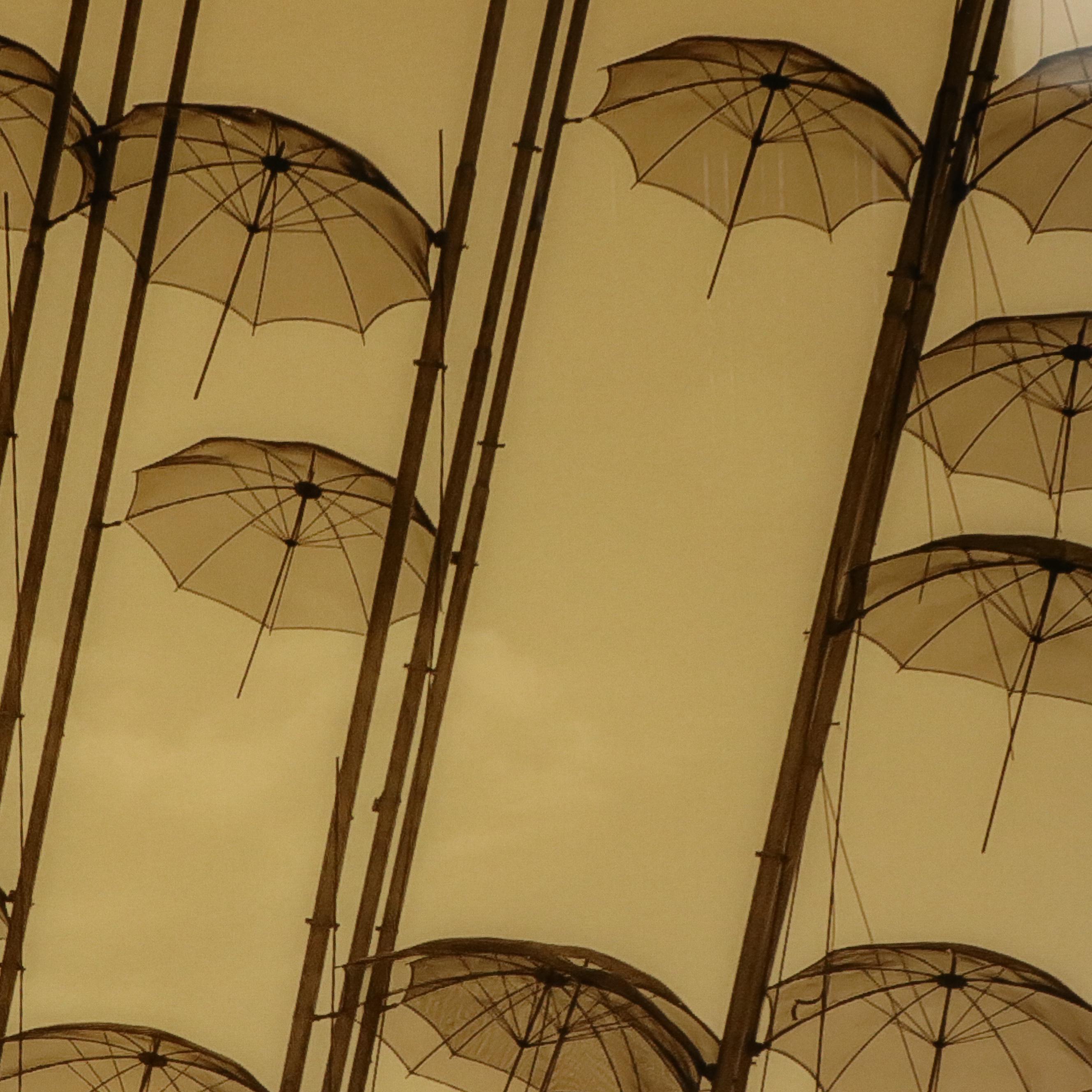 Giclée After George Zongolopoulos "Umbrellas," 21st Century