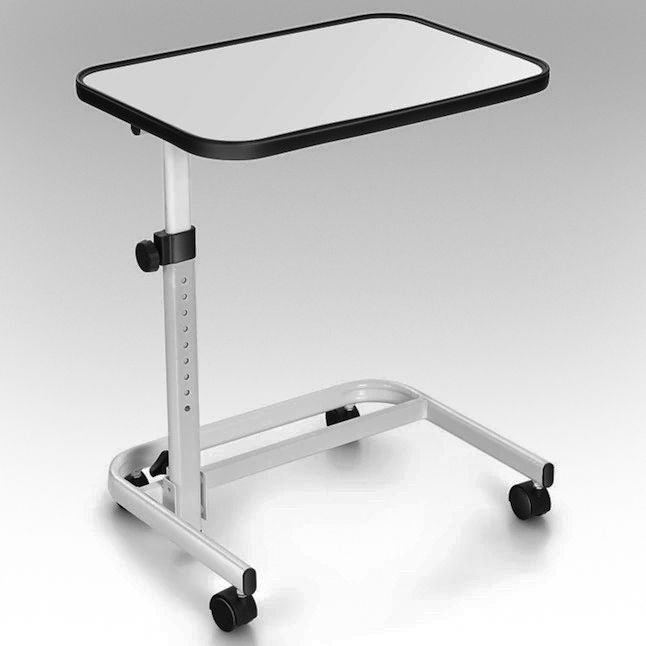 Rolling Overbed Adjustable Bedside Table