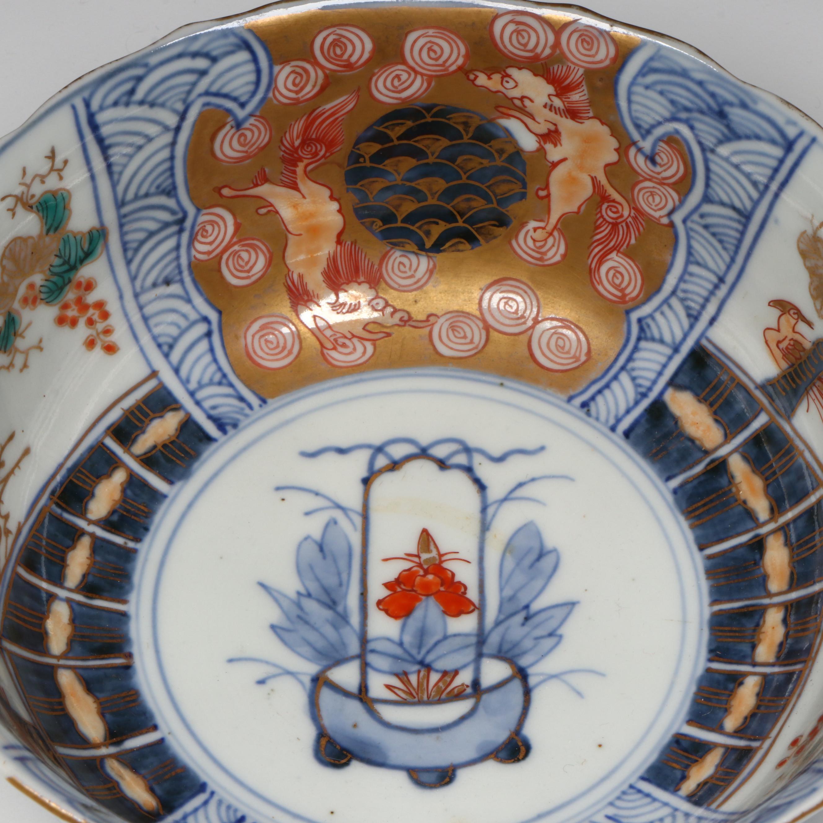 Antique Japanese Late Edo Period / Early Meiji Imari Porcelain Bowls