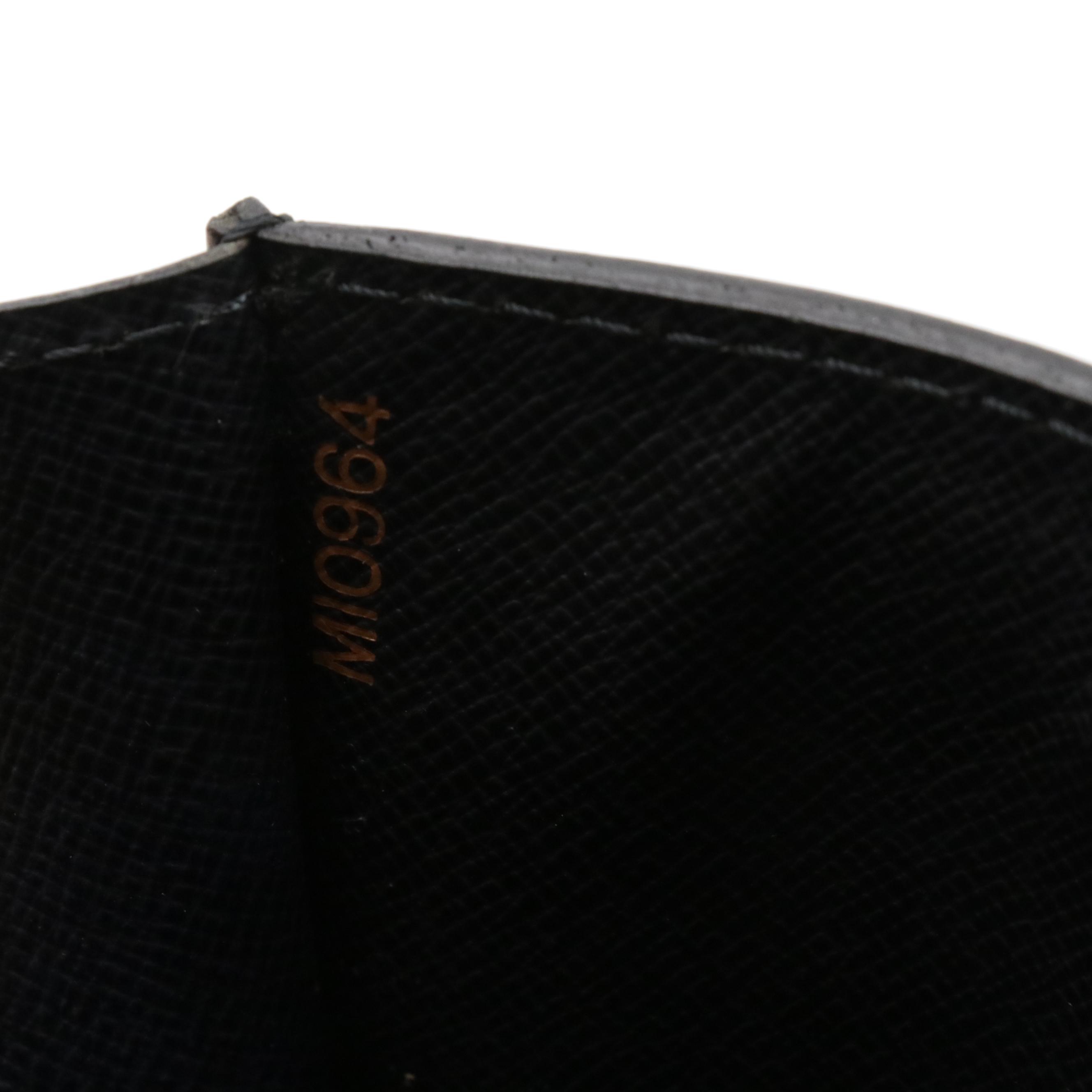 Louis Vuitton Sellier Dragonne Wristlet Clutch in Black Epi Leather