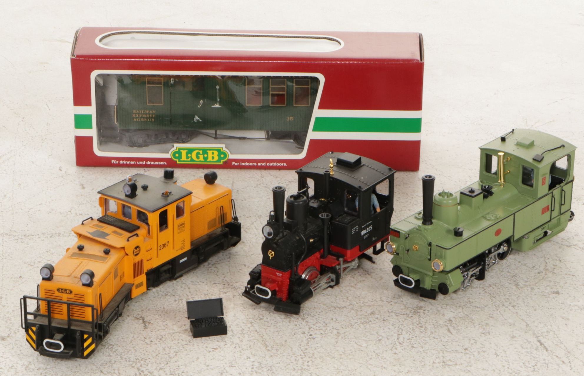 LGB Track Cleaning Locomotive, Combine & Other Trains