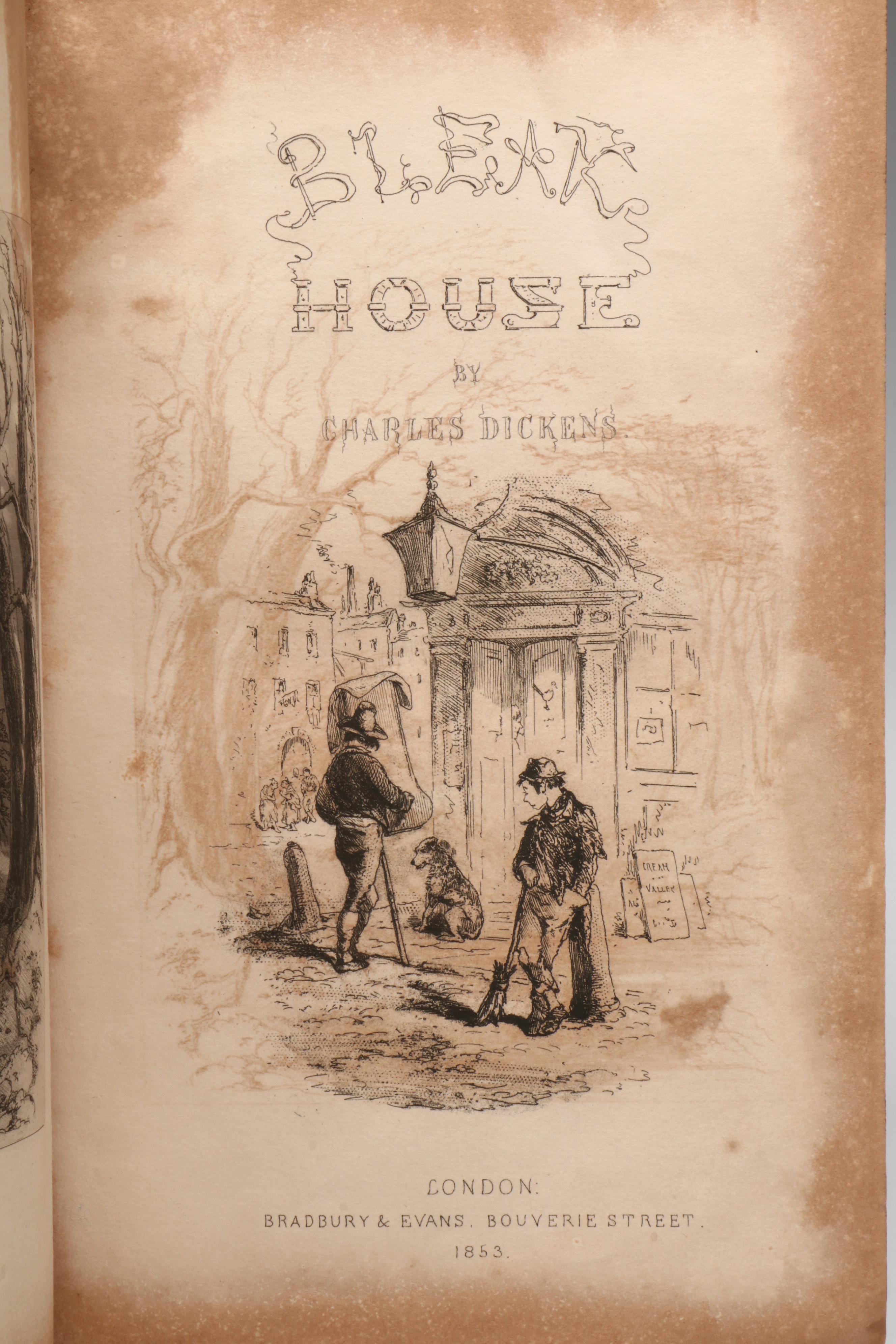 First Edition "Bleak House" by Charles Dickens, 1853