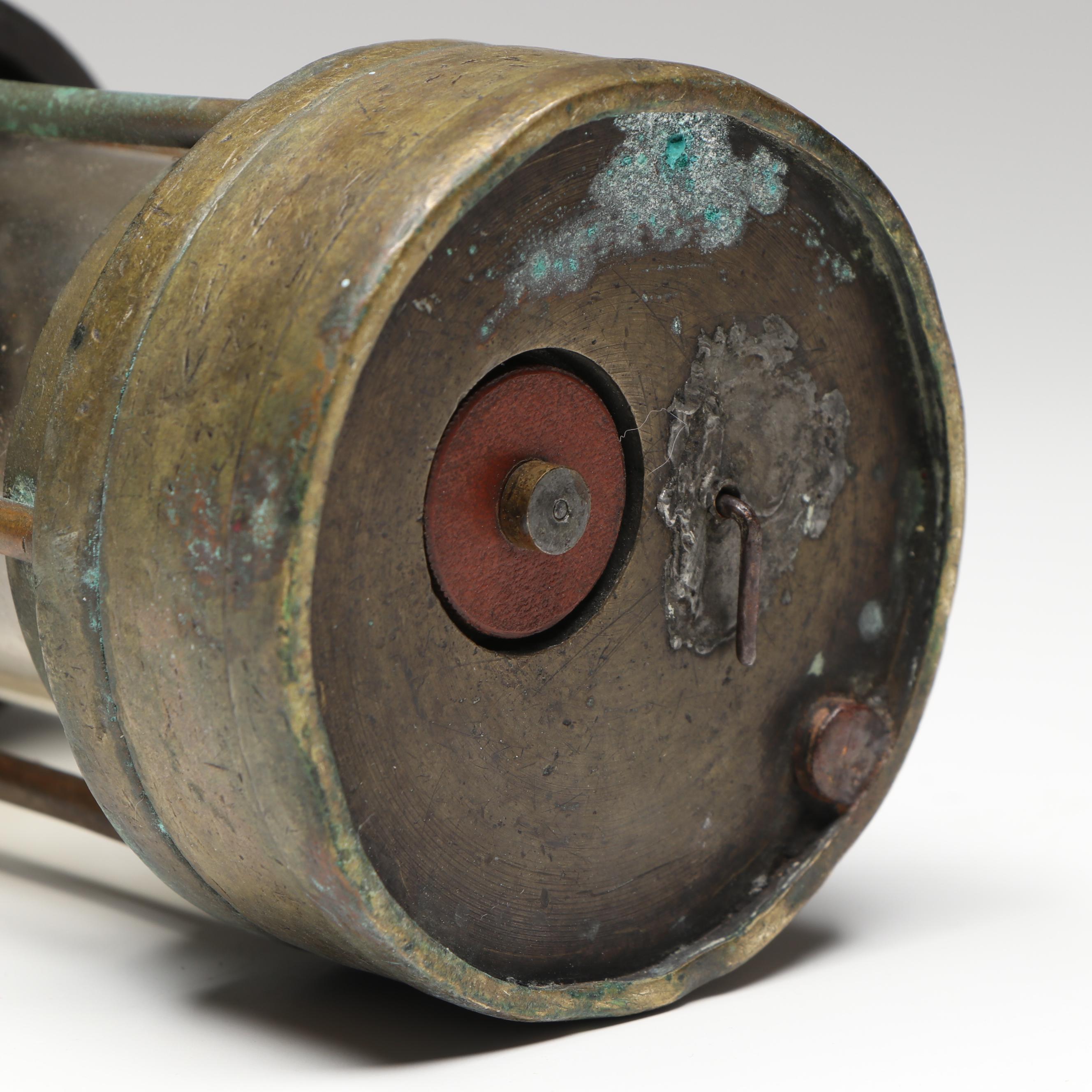 Vintage Thomas and Williams Brass 284 Miner's Lantern