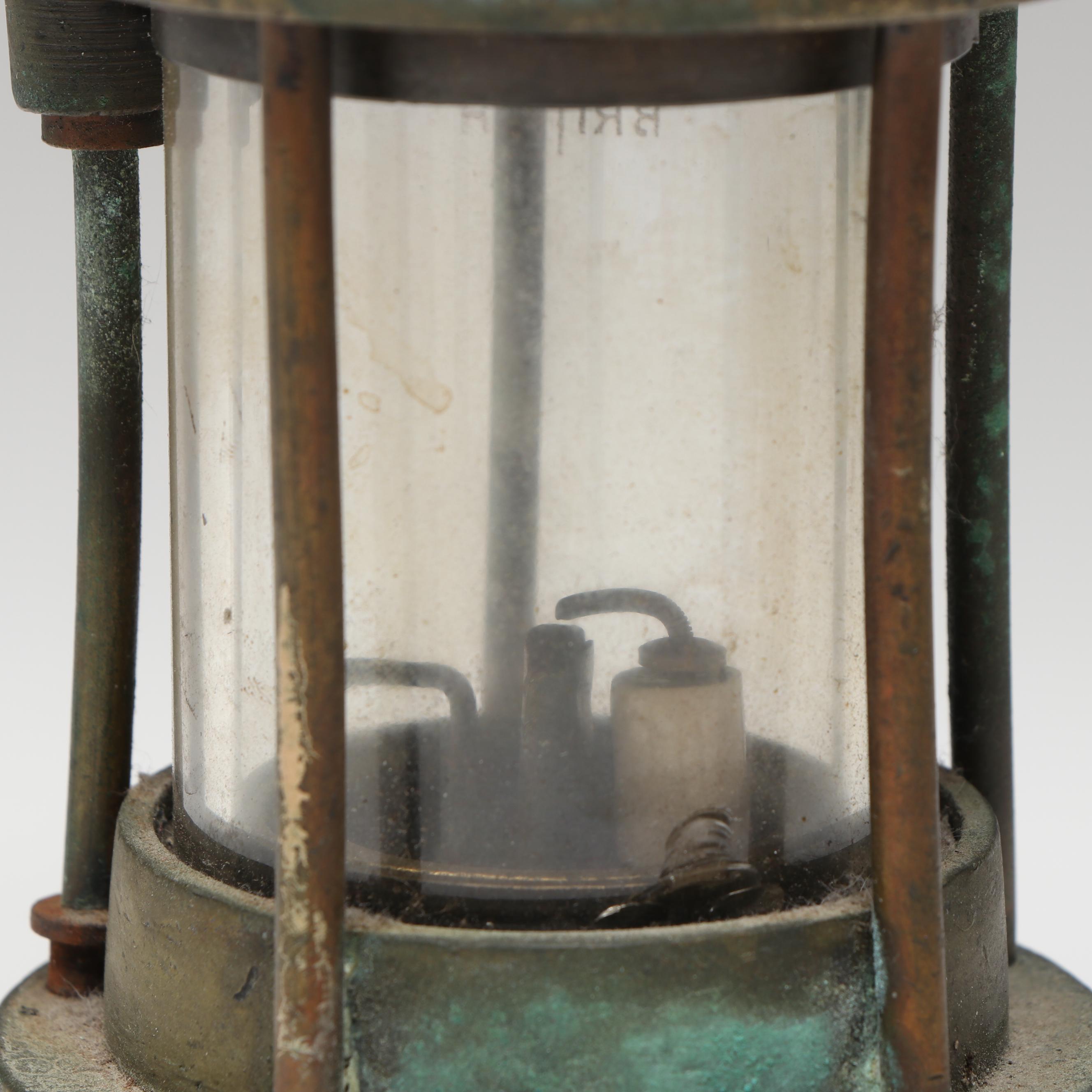 Vintage Thomas and Williams Brass 284 Miner's Lantern