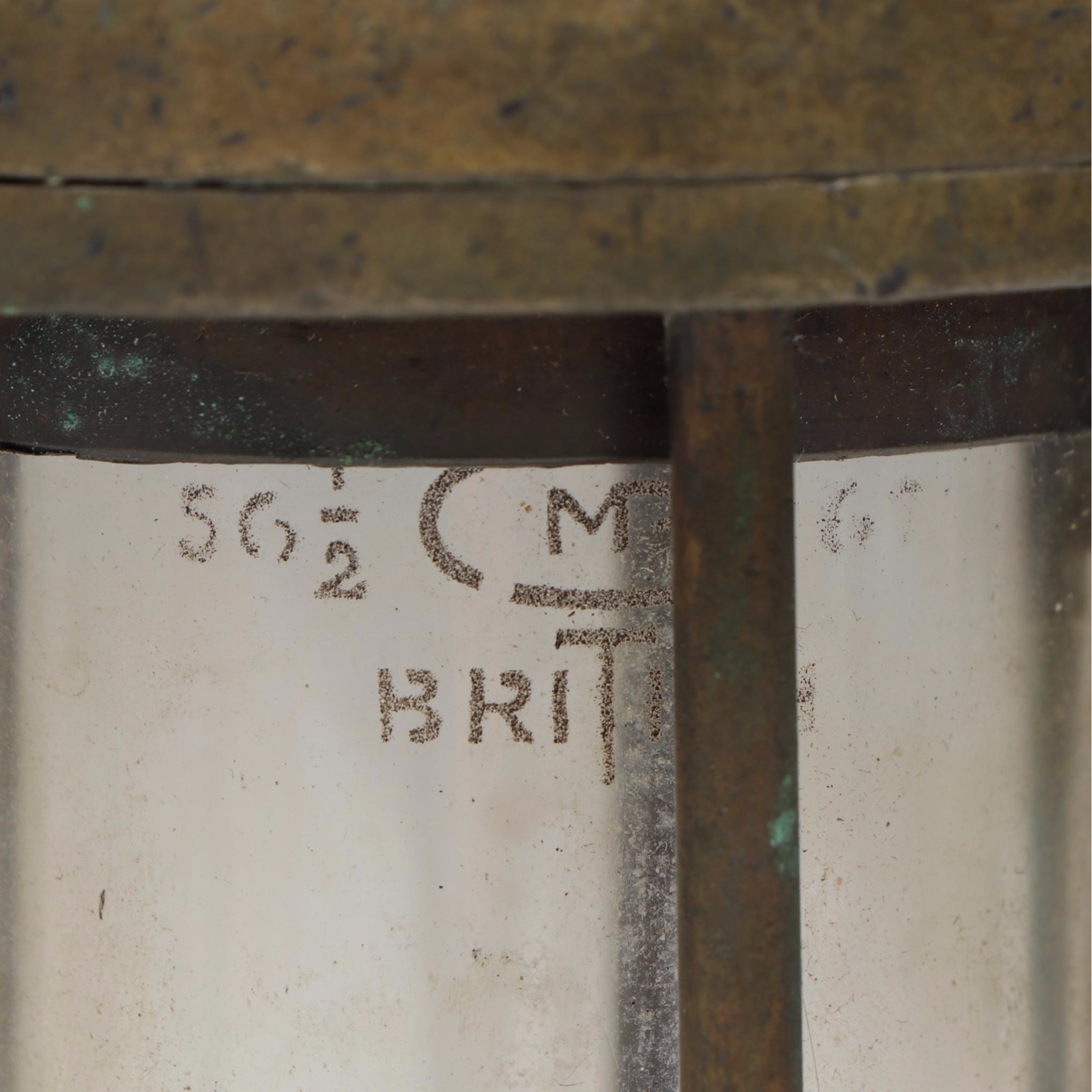 Vintage Thomas and Williams Brass 284 Miner's Lantern