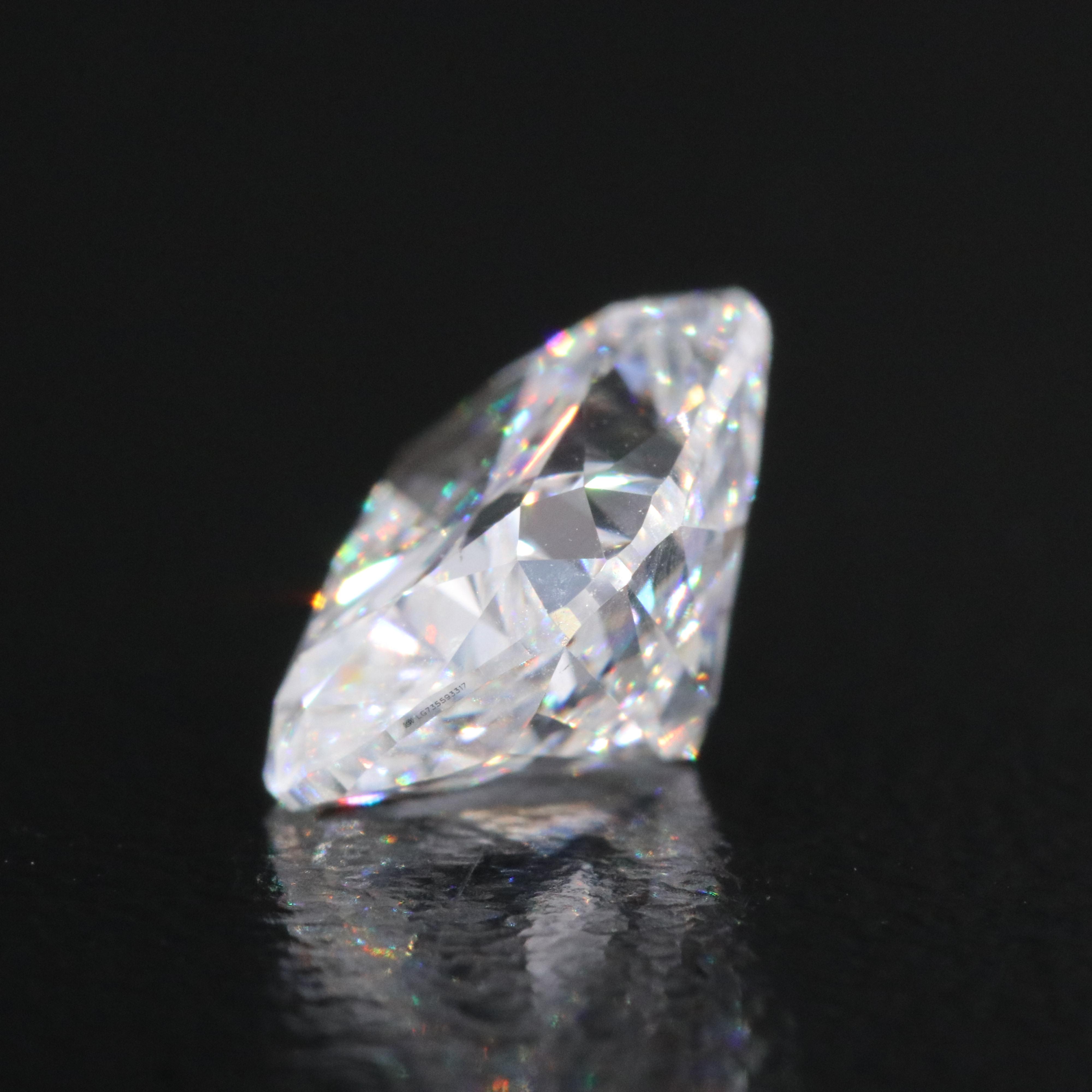 Loose 2.90 CT Lab Grown Diamond with IGI Report