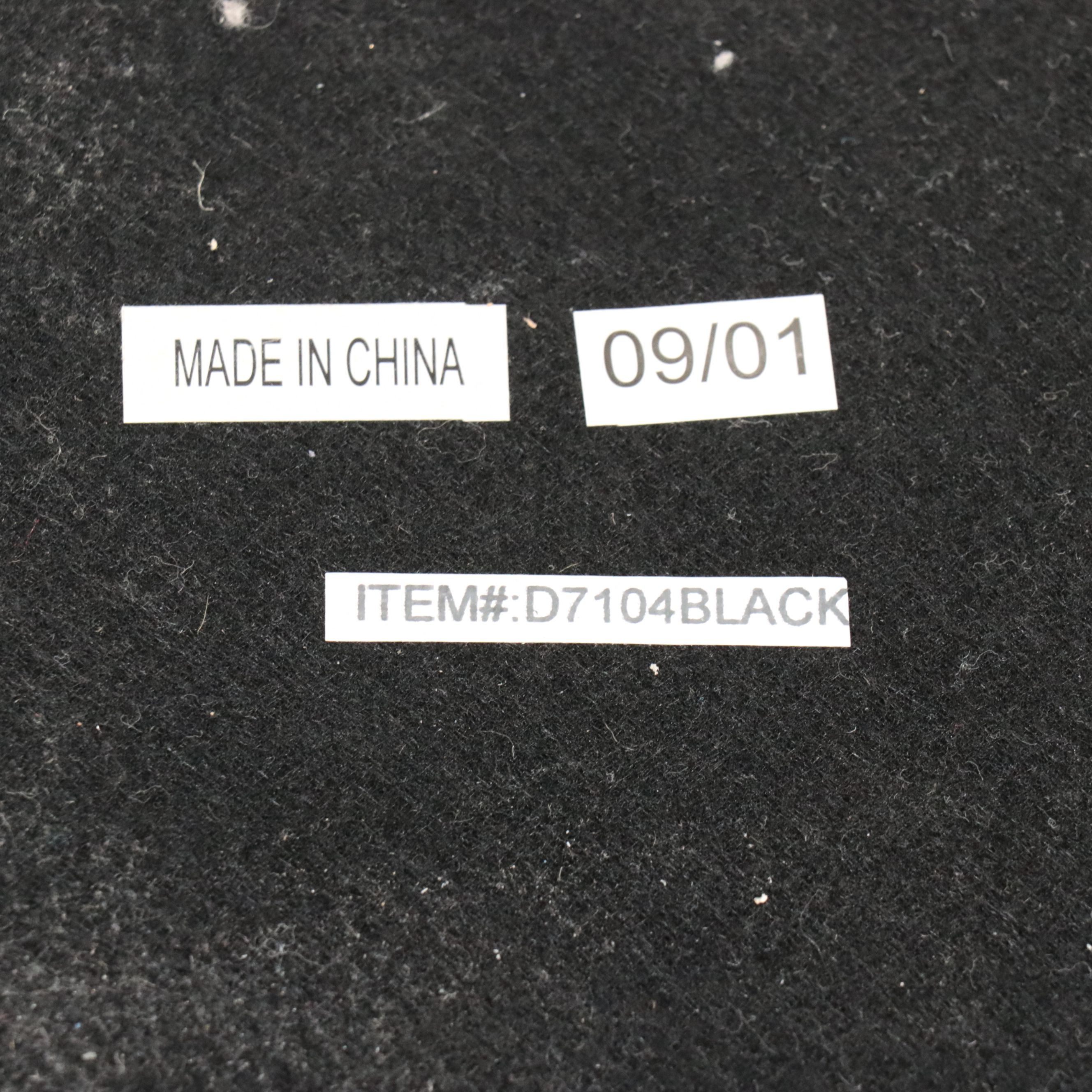 Triple Gourd Gloss Black Ceramic Lamps with Pleated Silk Shades, 2001