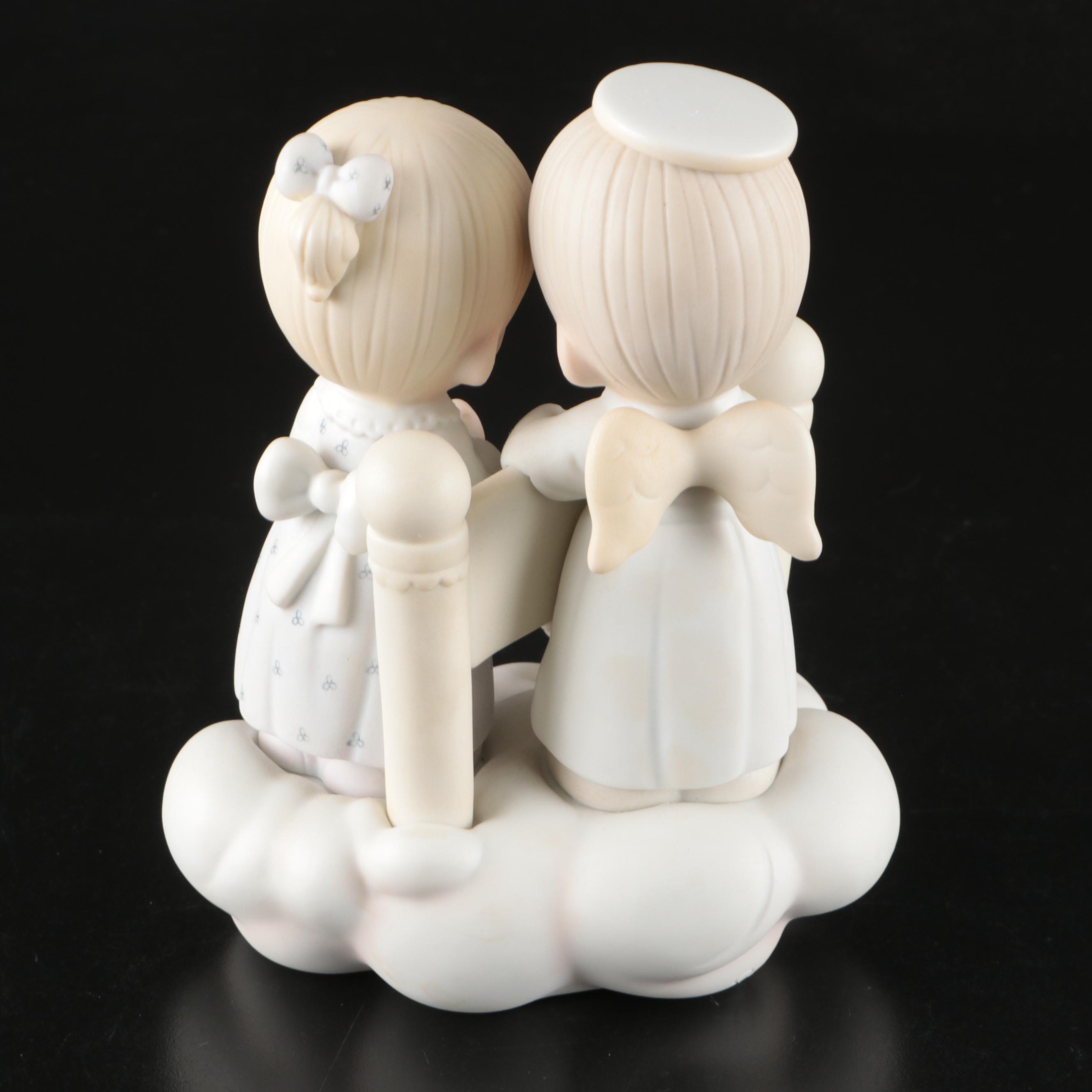 Precious Moments "No Tears Past the Gate" Porcelain Figural Group