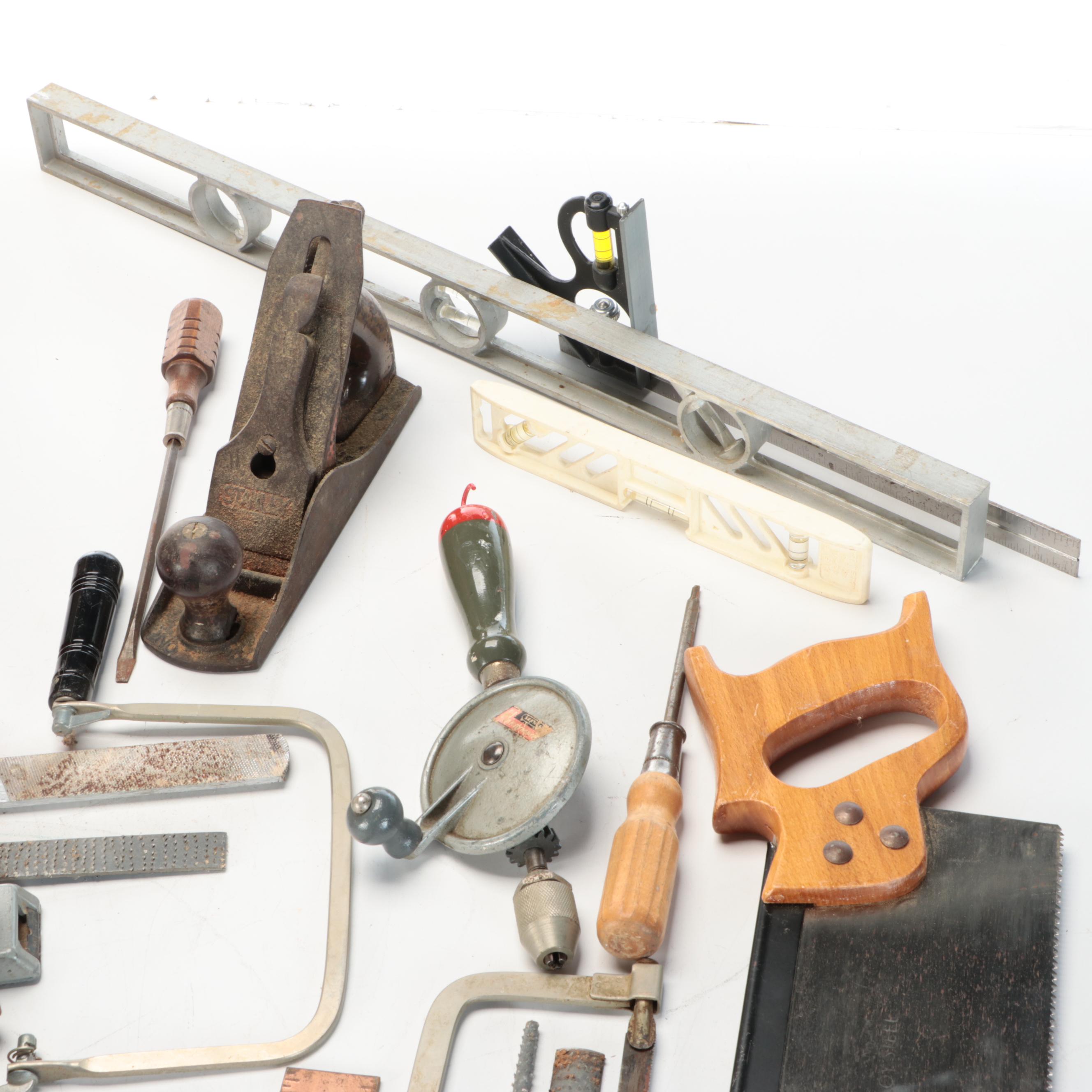 Stanley Bench Plane, Craftsman Drill Bits, and More Tools