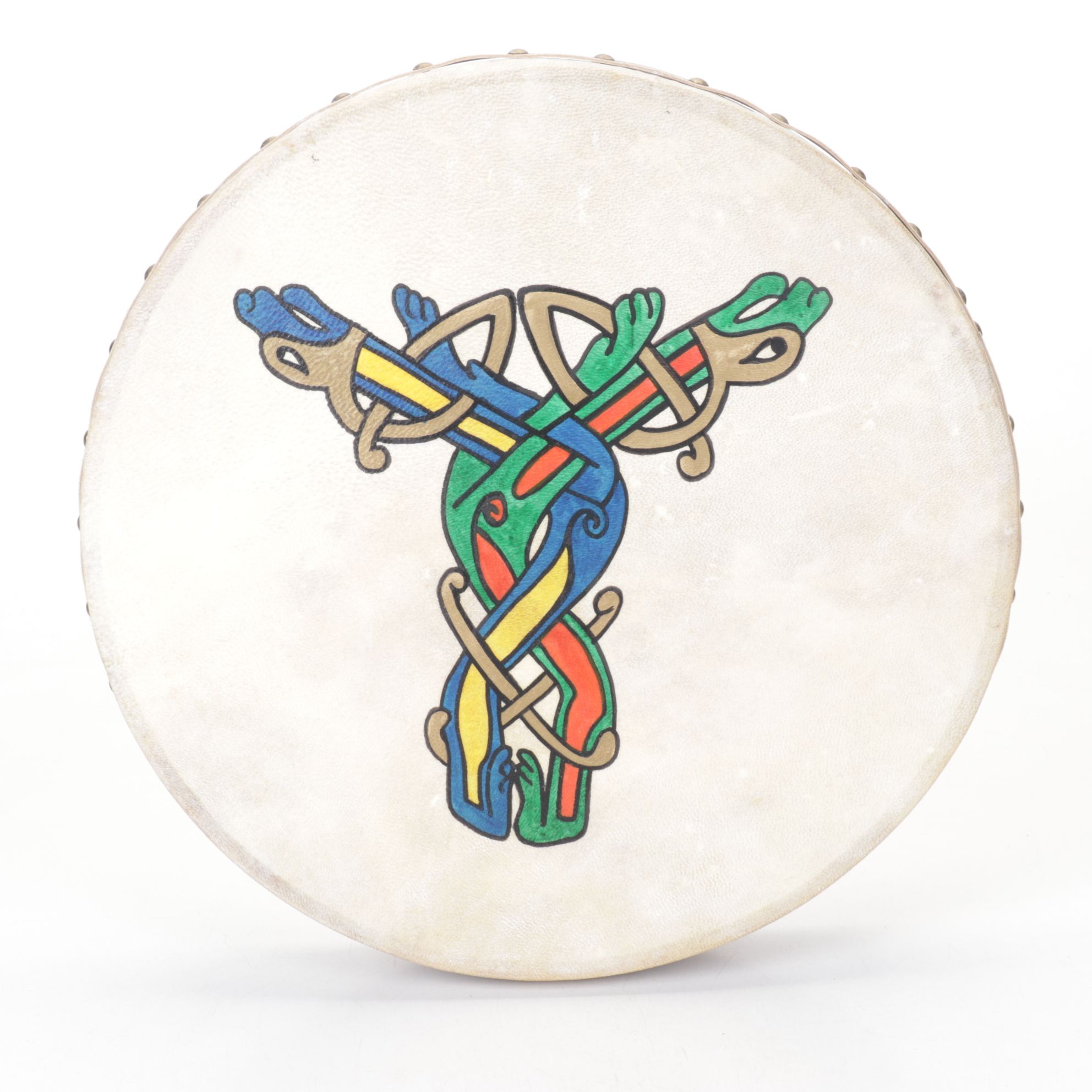 Hand-Crafted Goatskin Bodhrán Drum by Malachy Kearns