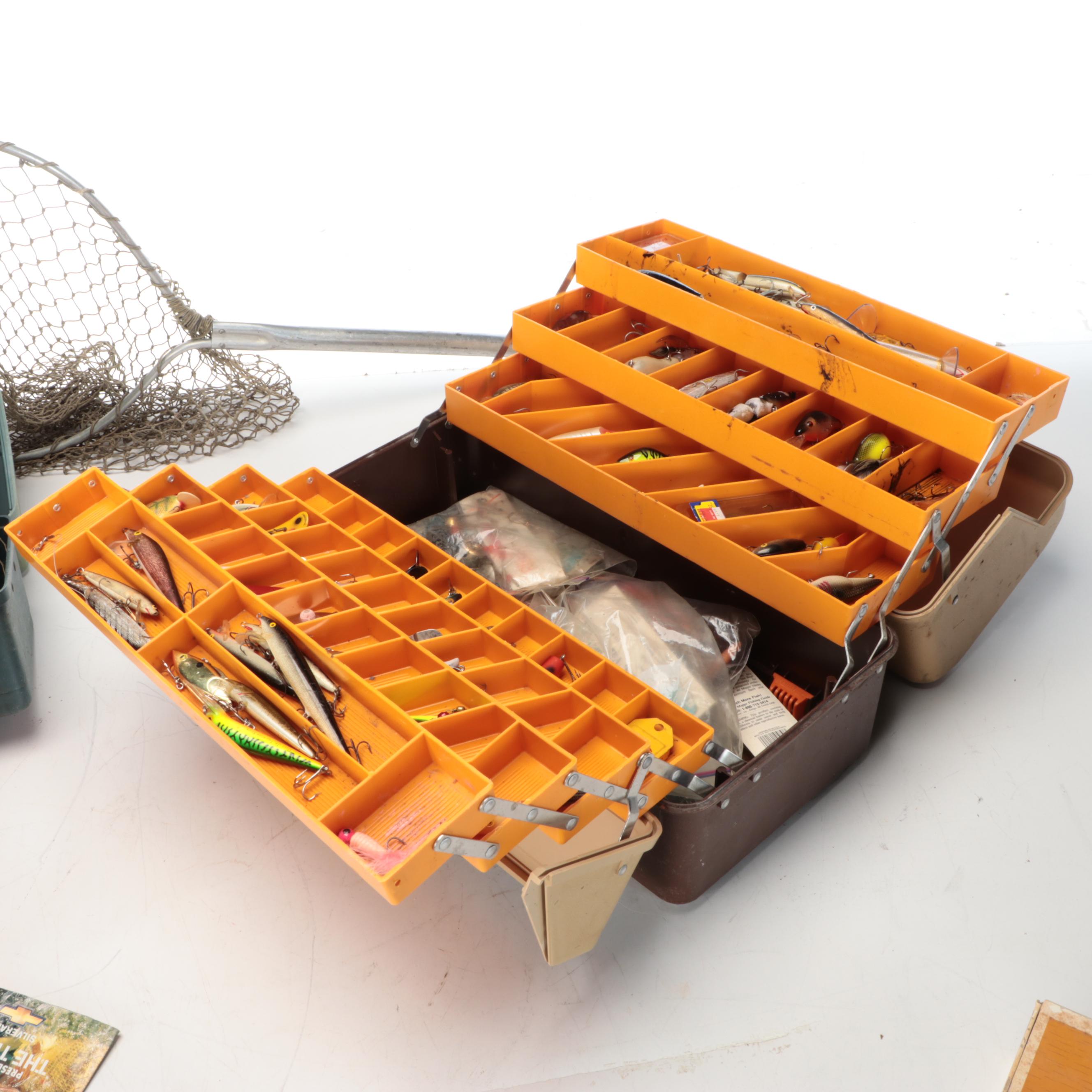Tackle Boxes, Lures, Spinners, and More Fishing Gear