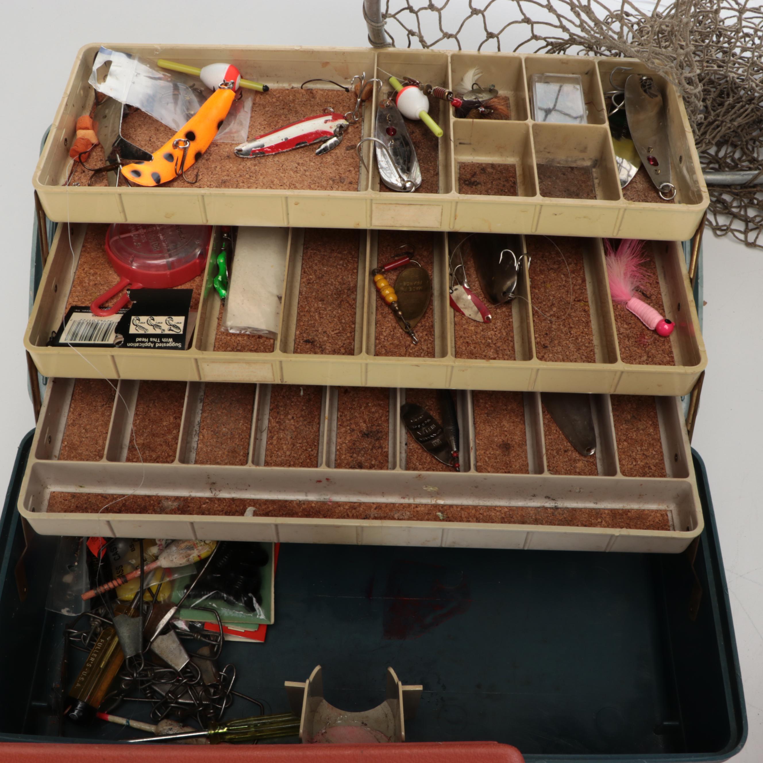 Tackle Boxes, Lures, Spinners, and More Fishing Gear
