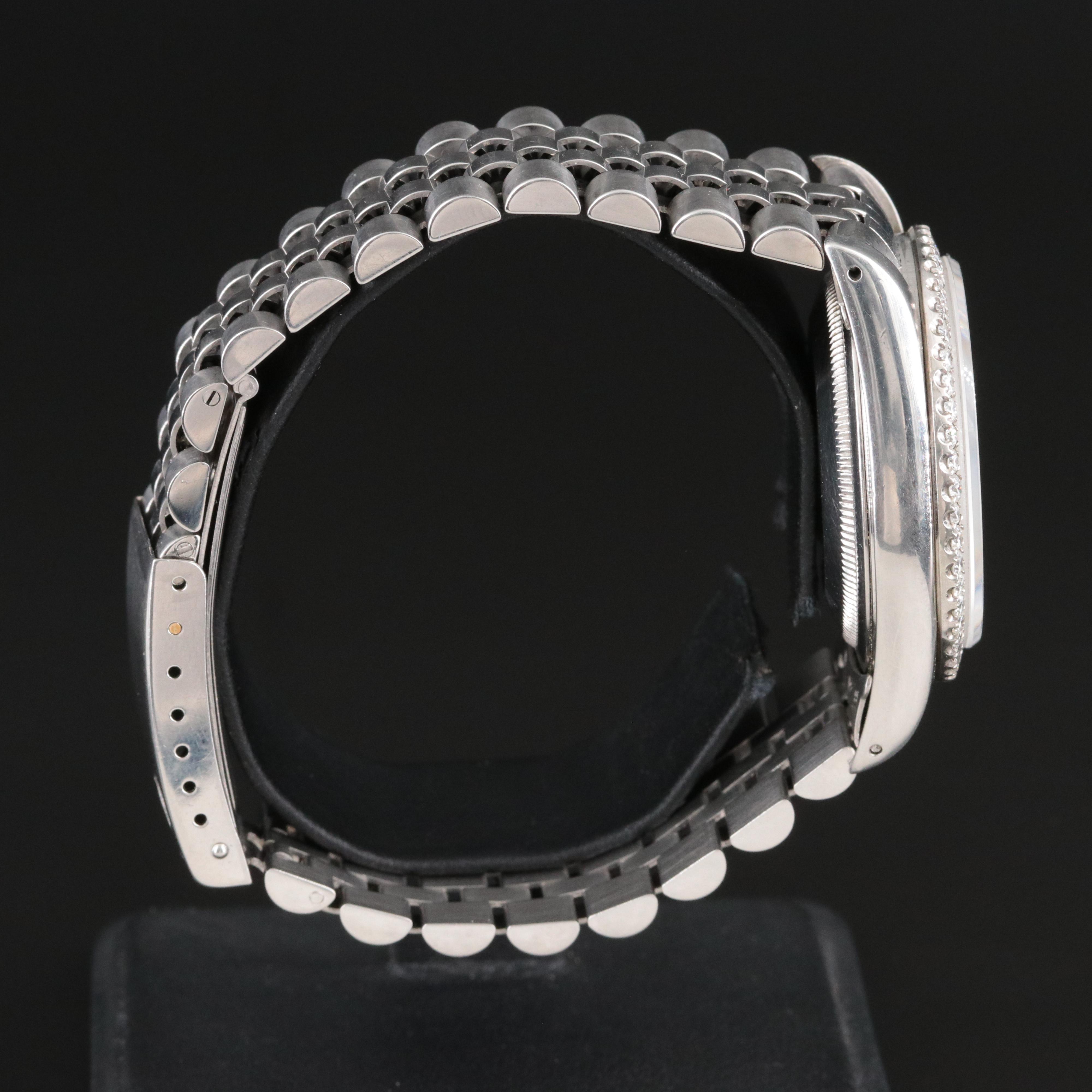 Rolex Datejust 16234 Custom Diamond Watch c.1990