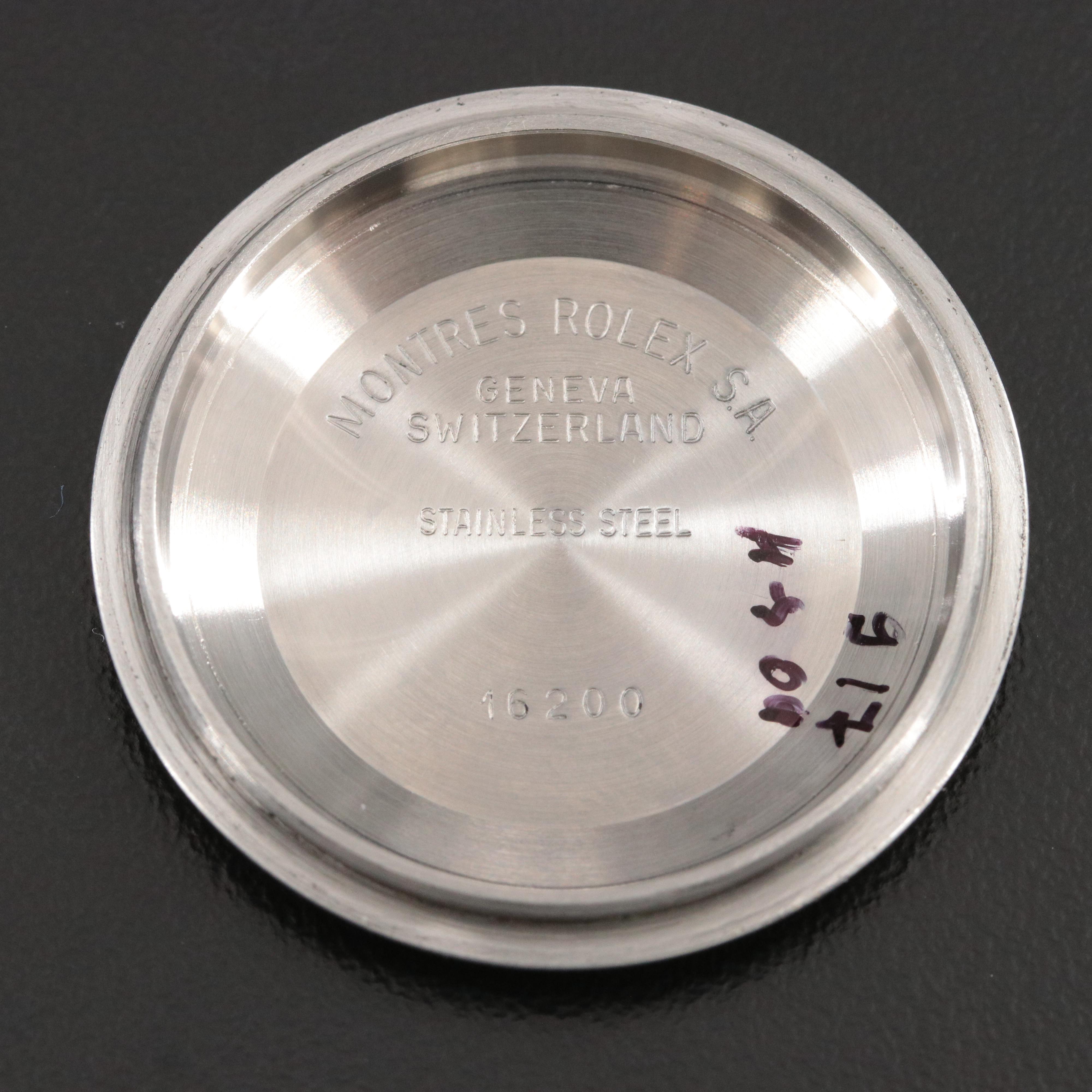 Rolex Datejust 16234 Custom Diamond Watch c.1990