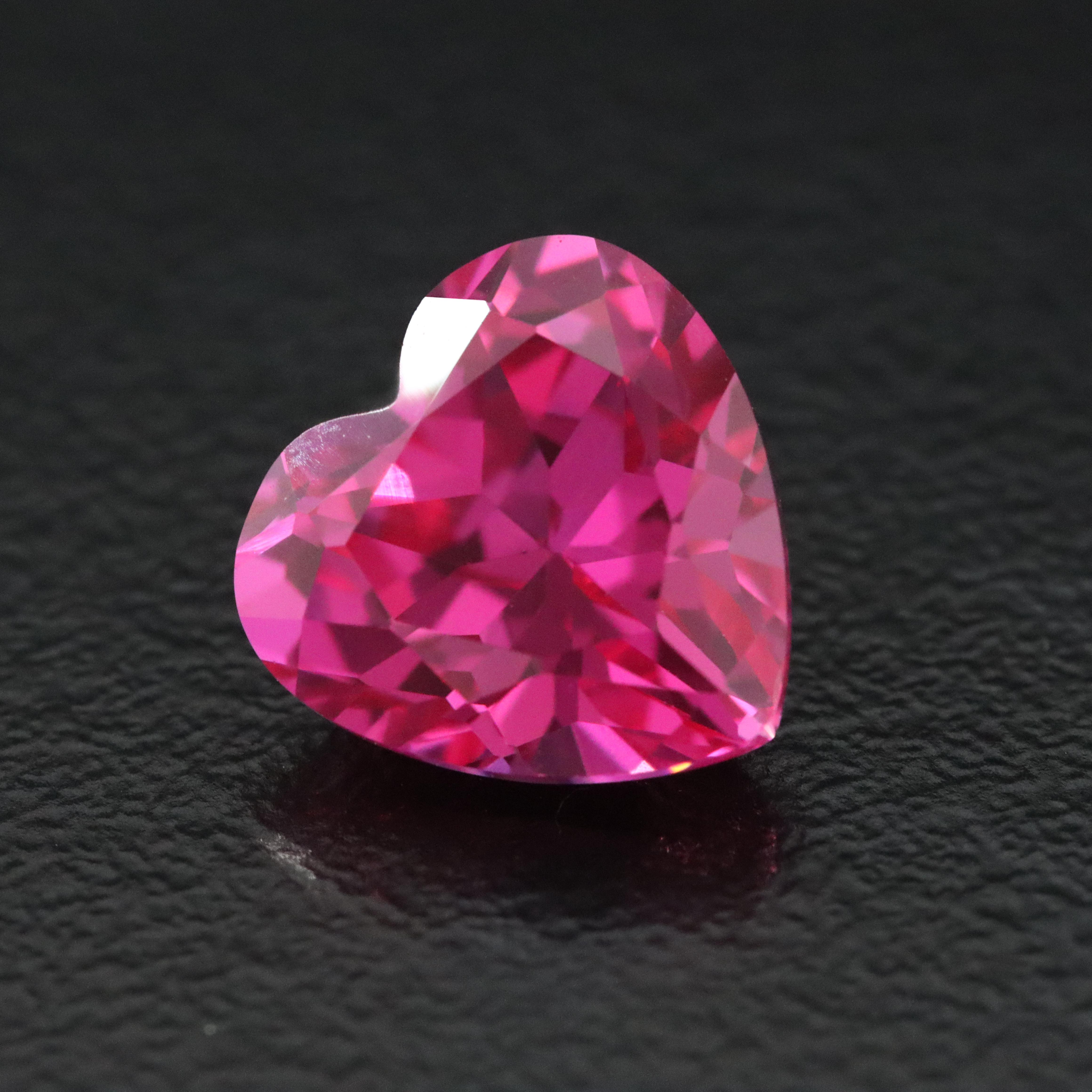 Loose 4.87 CT Lab Grown Pink Sapphire
