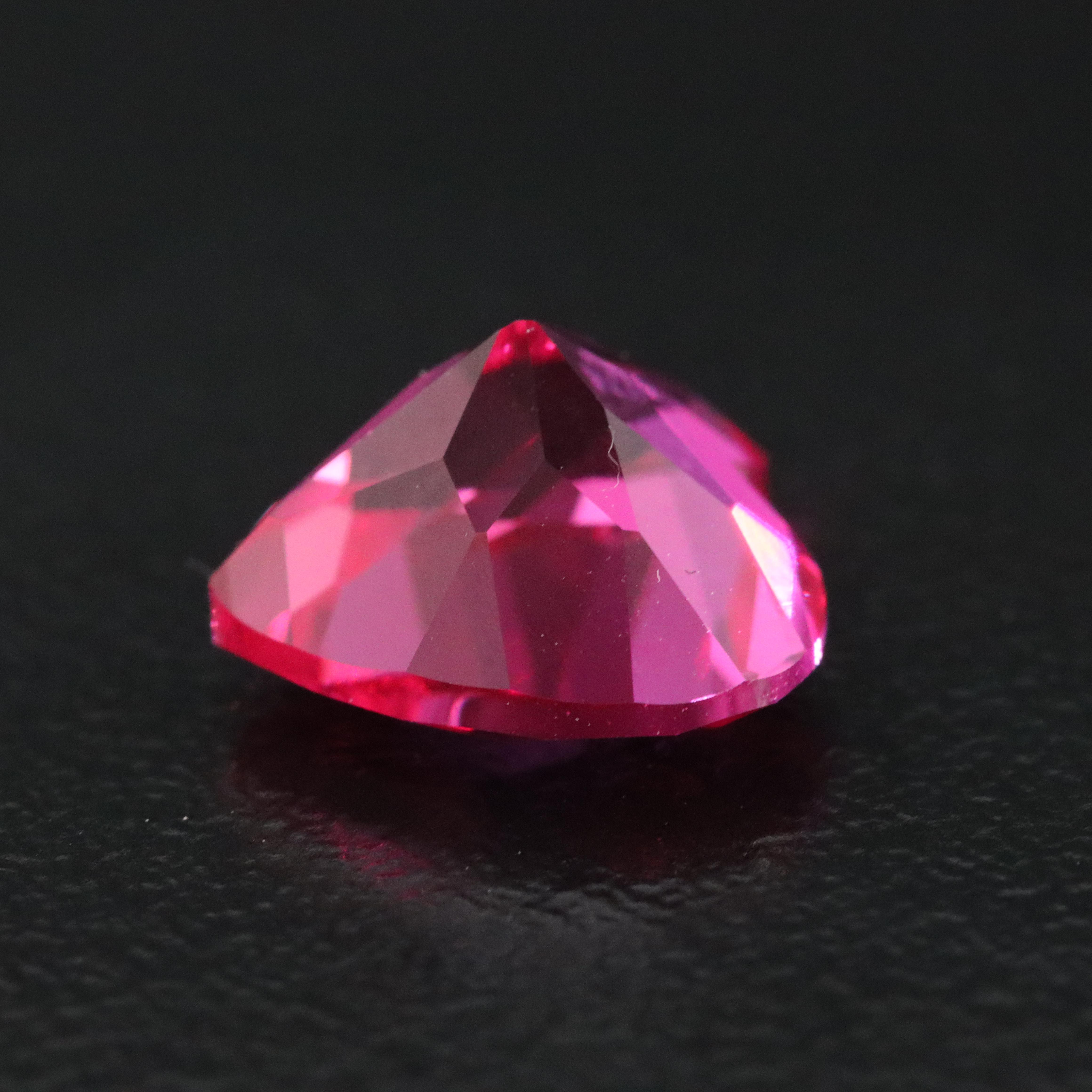 Loose 4.87 CT Lab Grown Pink Sapphire