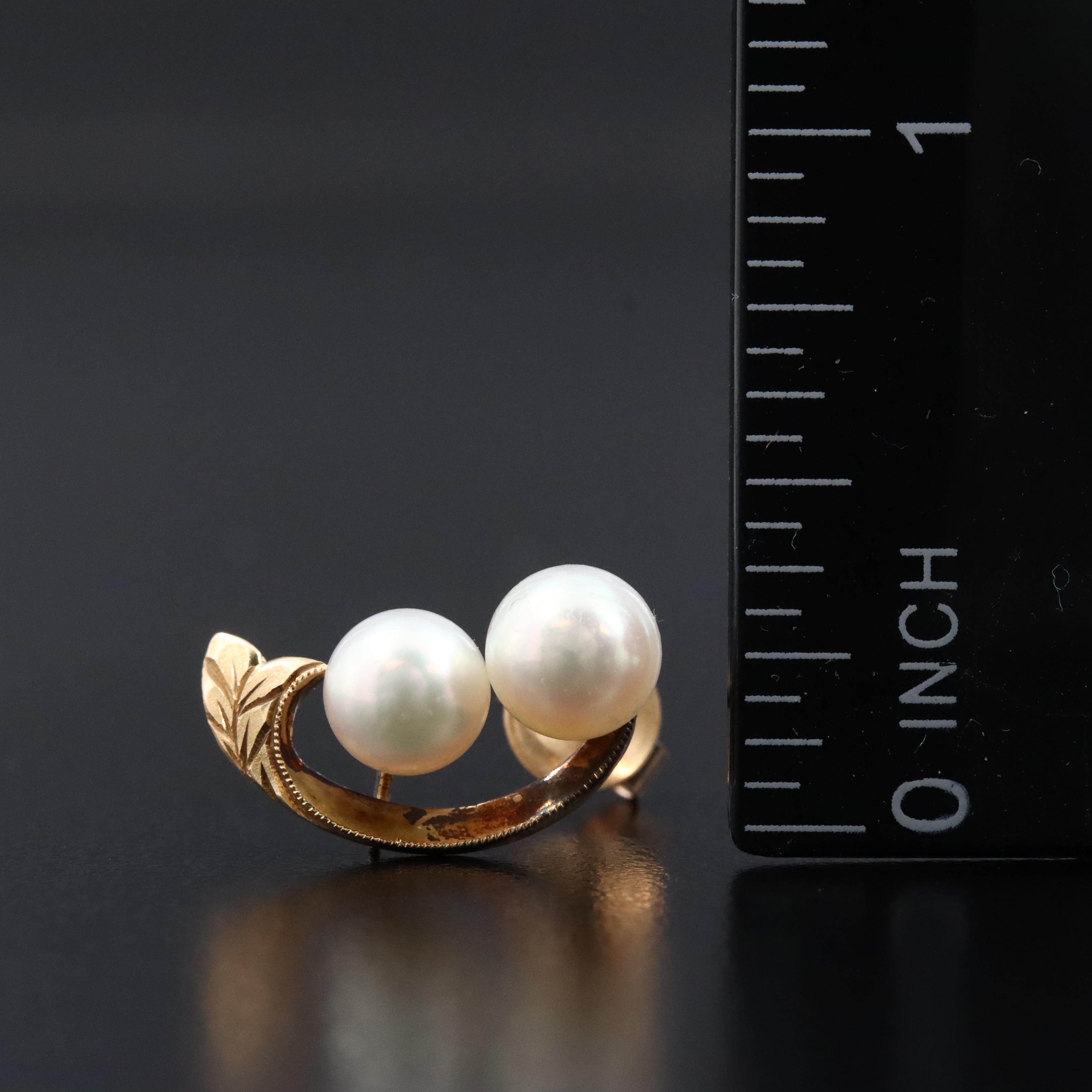 14K Pearl Earrings