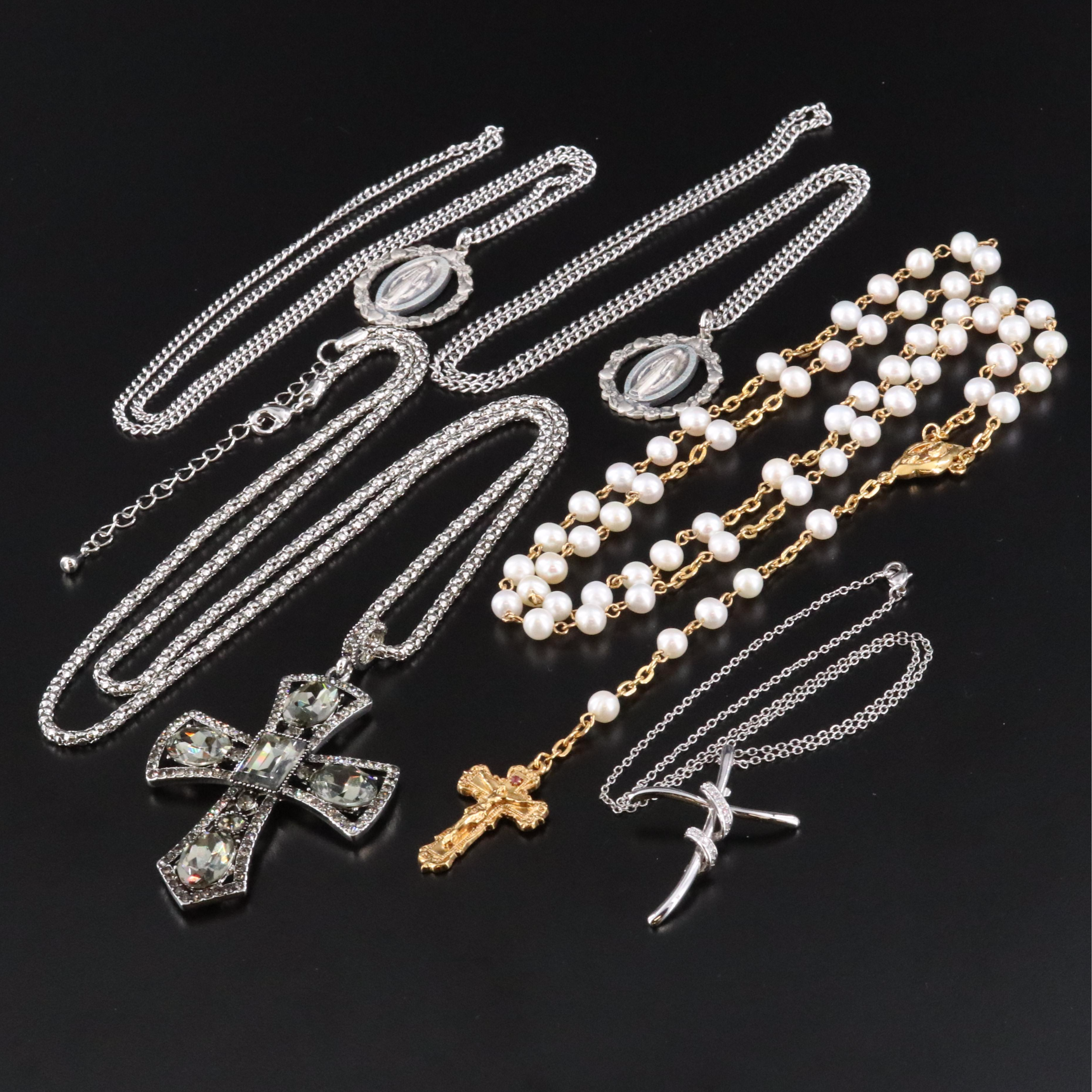 The Vatican Library Collection and Creed and Sterling Featured in Necklaces