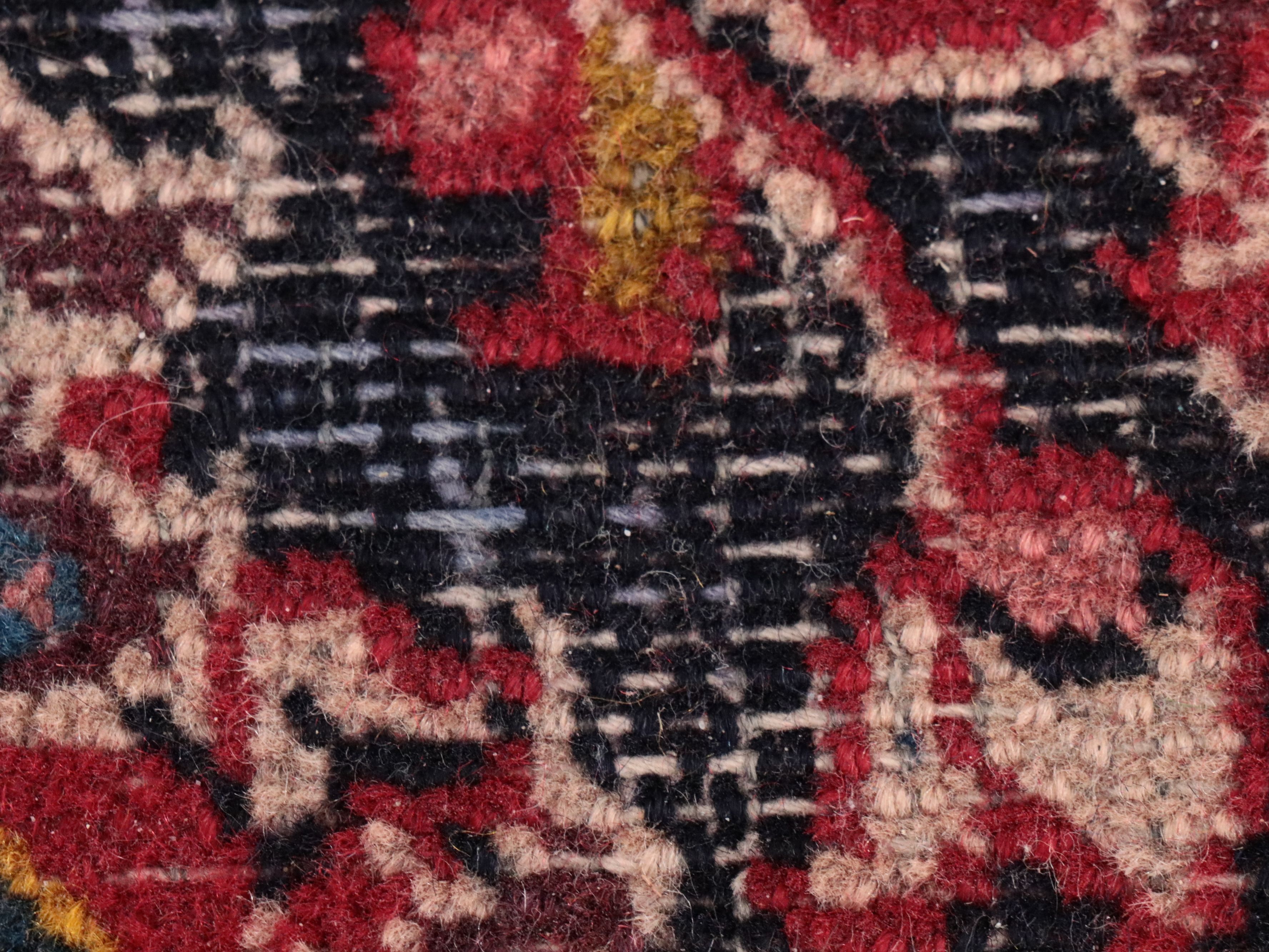 9'6 x 12'9 Hand-Knotted Persian Kashan Room Sized Rug