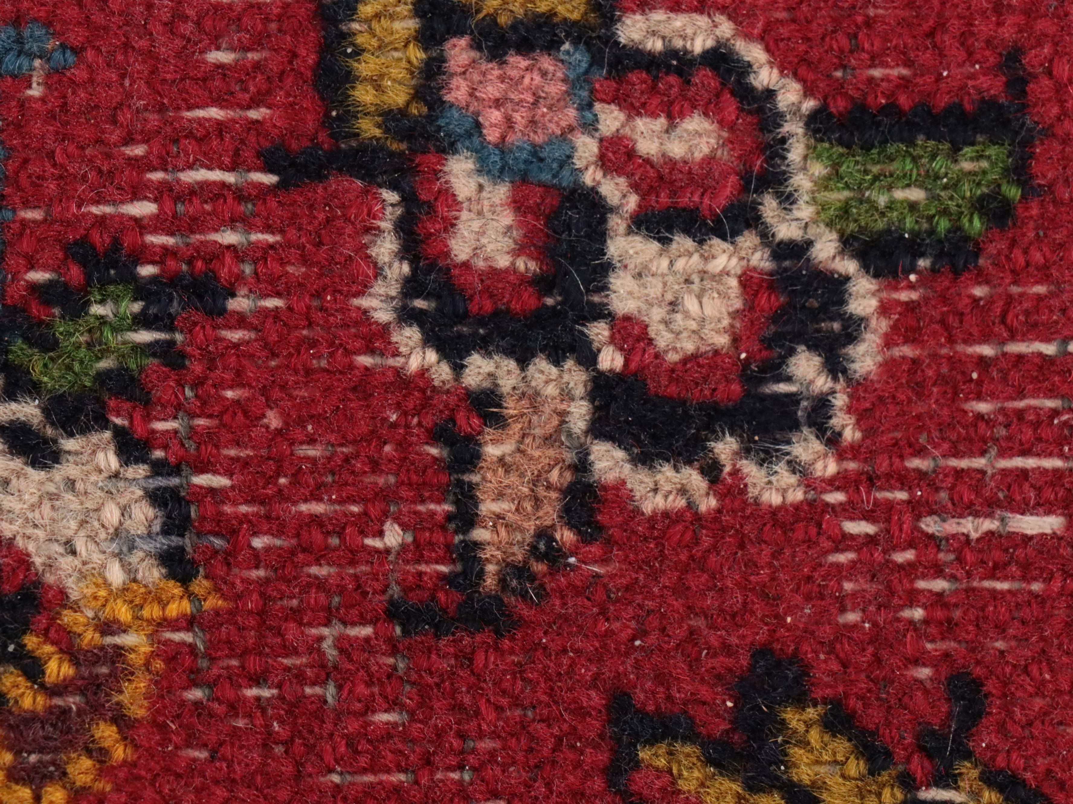 9'6 x 12'9 Hand-Knotted Persian Kashan Room Sized Rug