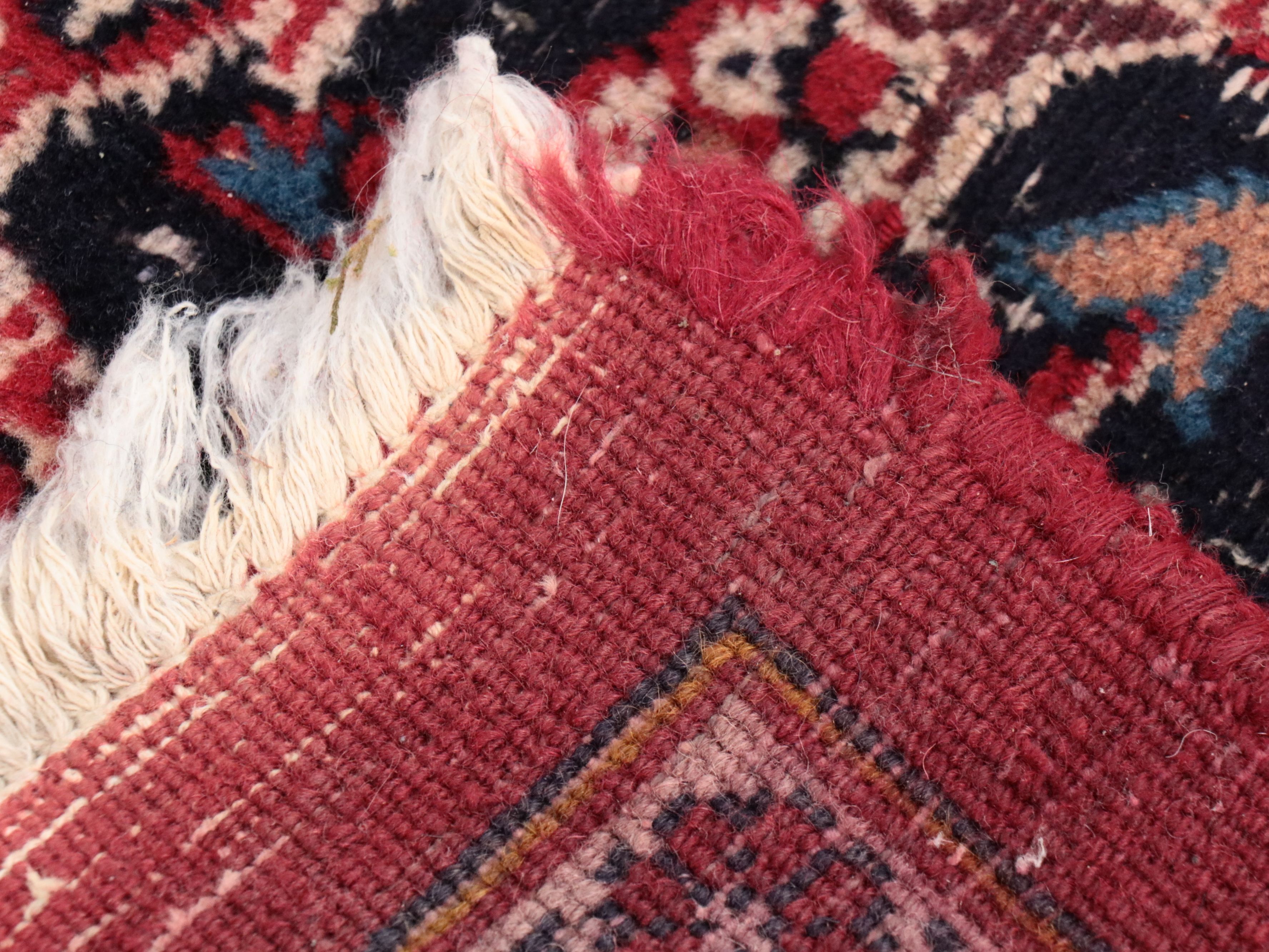 9'6 x 12'9 Hand-Knotted Persian Kashan Room Sized Rug