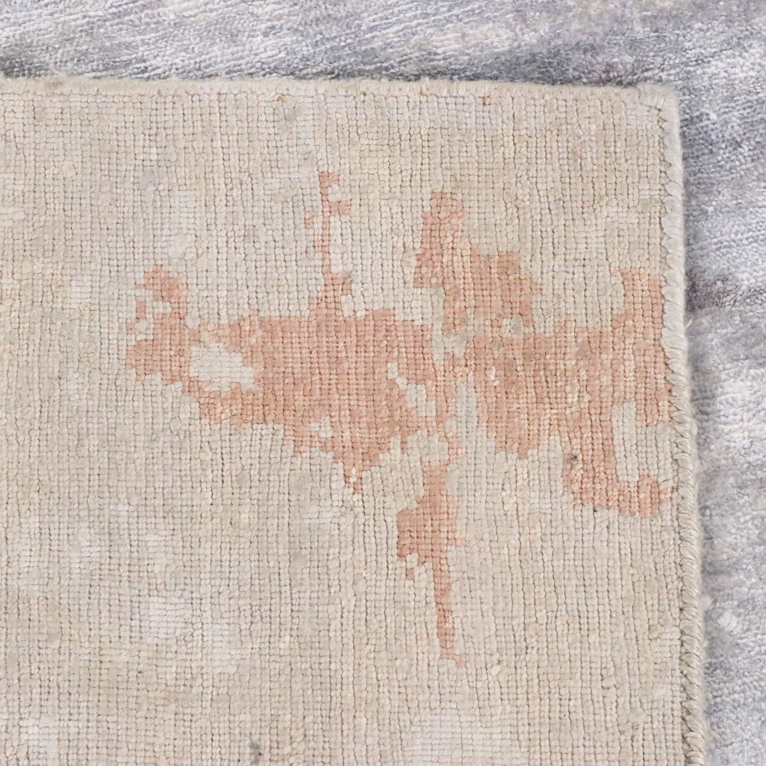 8'1 x 9'8 Hand-Knotted Indian Modern Area Rug