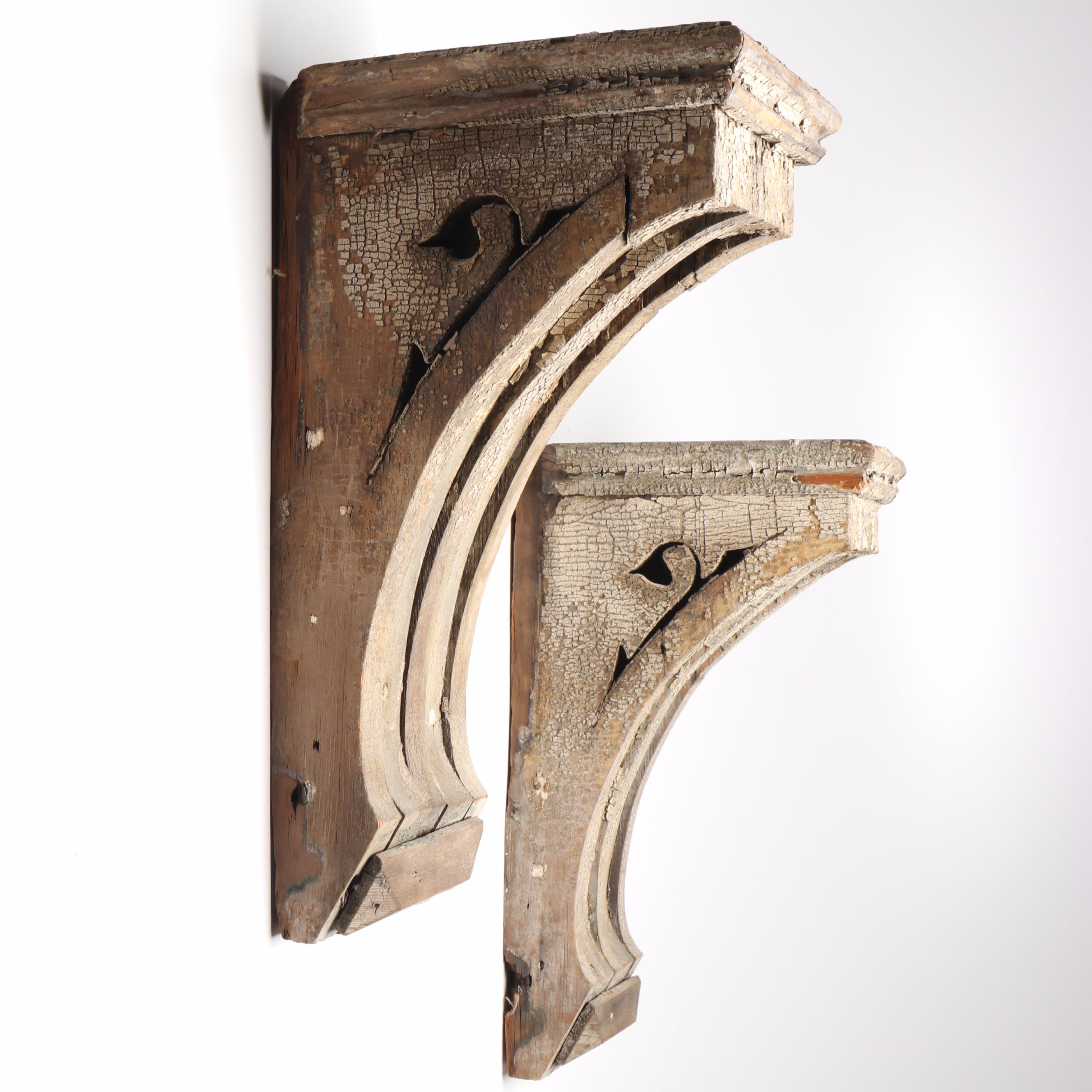 Rustic Stacked Wooden Corbels