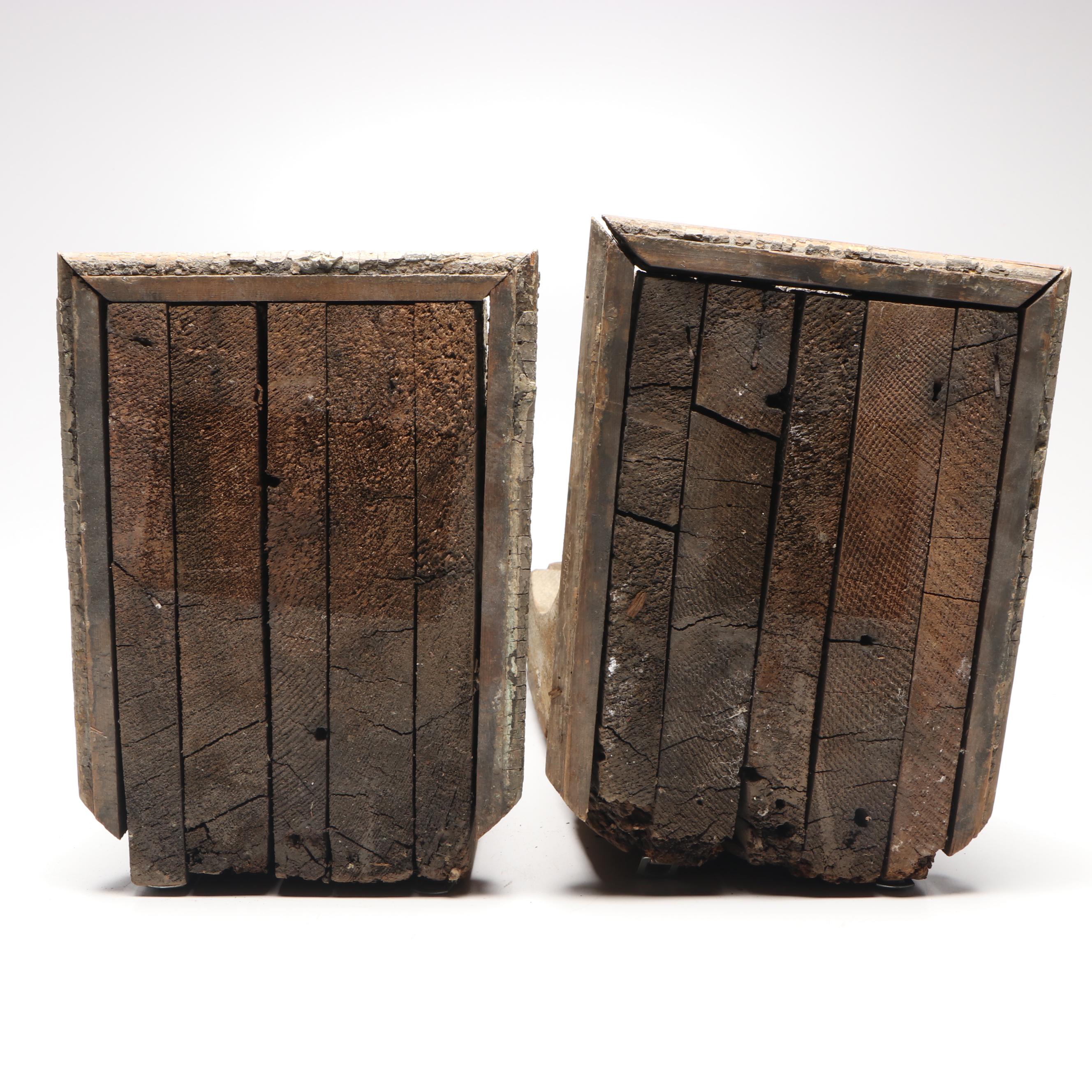 Rustic Stacked Wooden Corbels