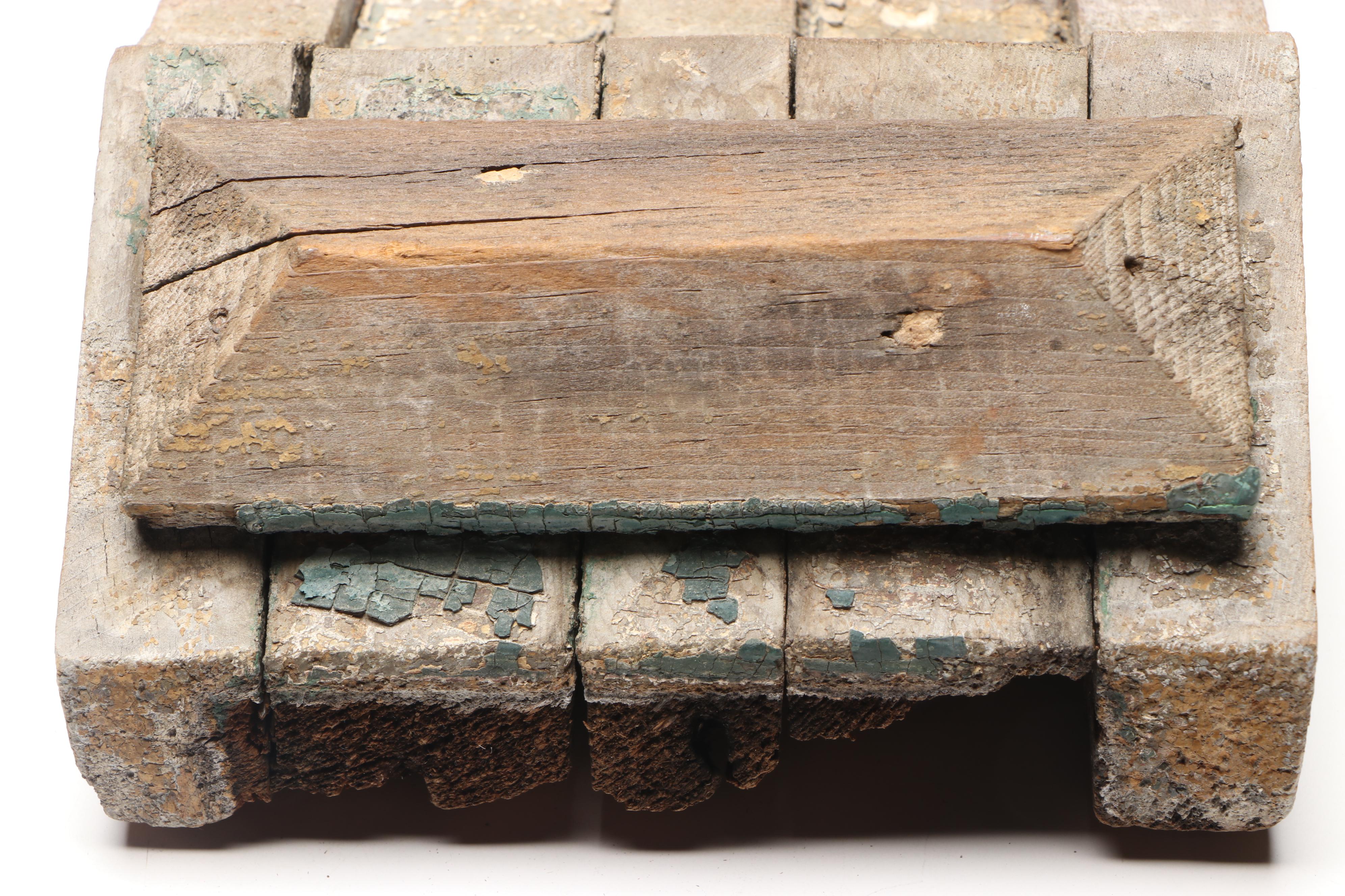 Rustic Stacked Wooden Corbels