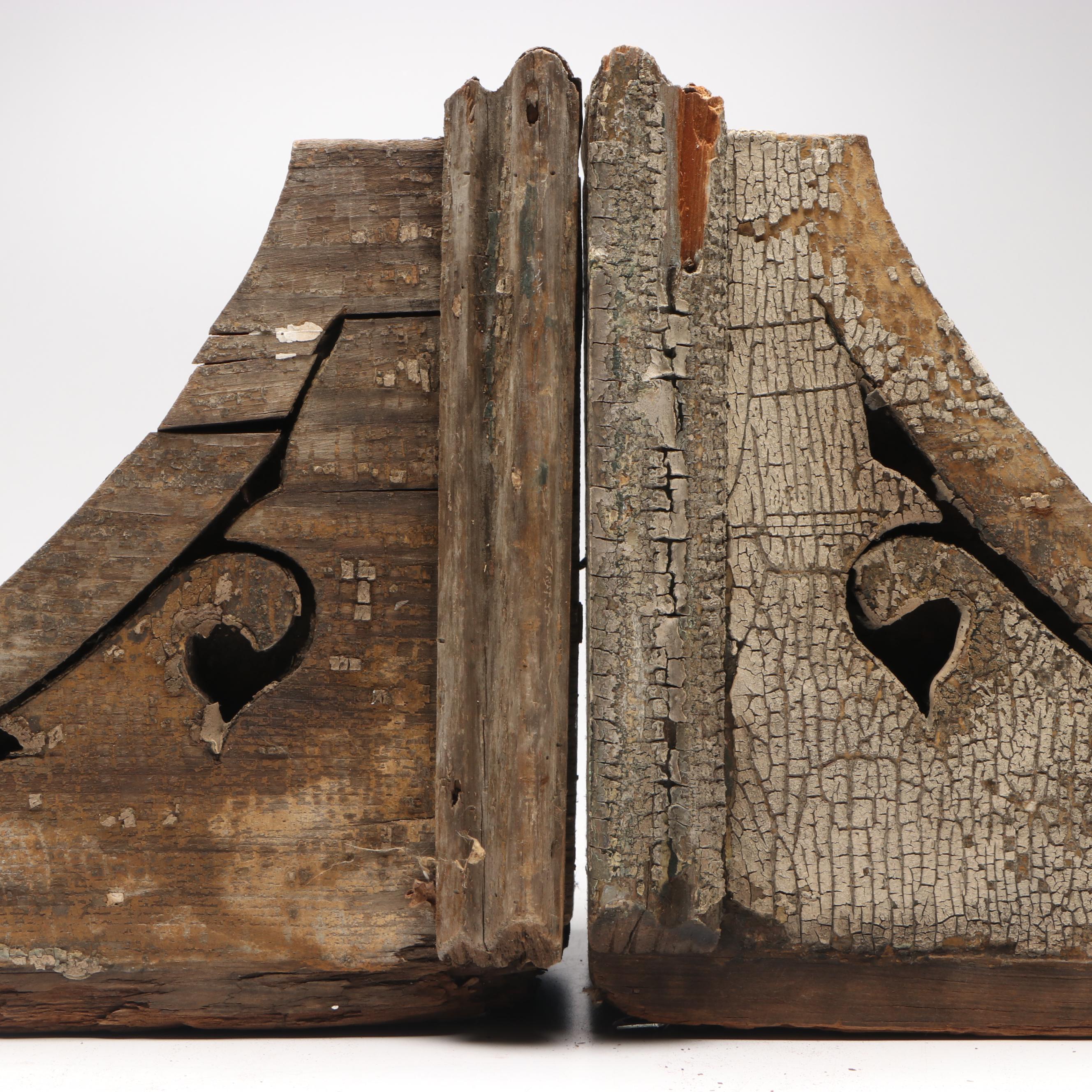 Rustic Stacked Wooden Corbels