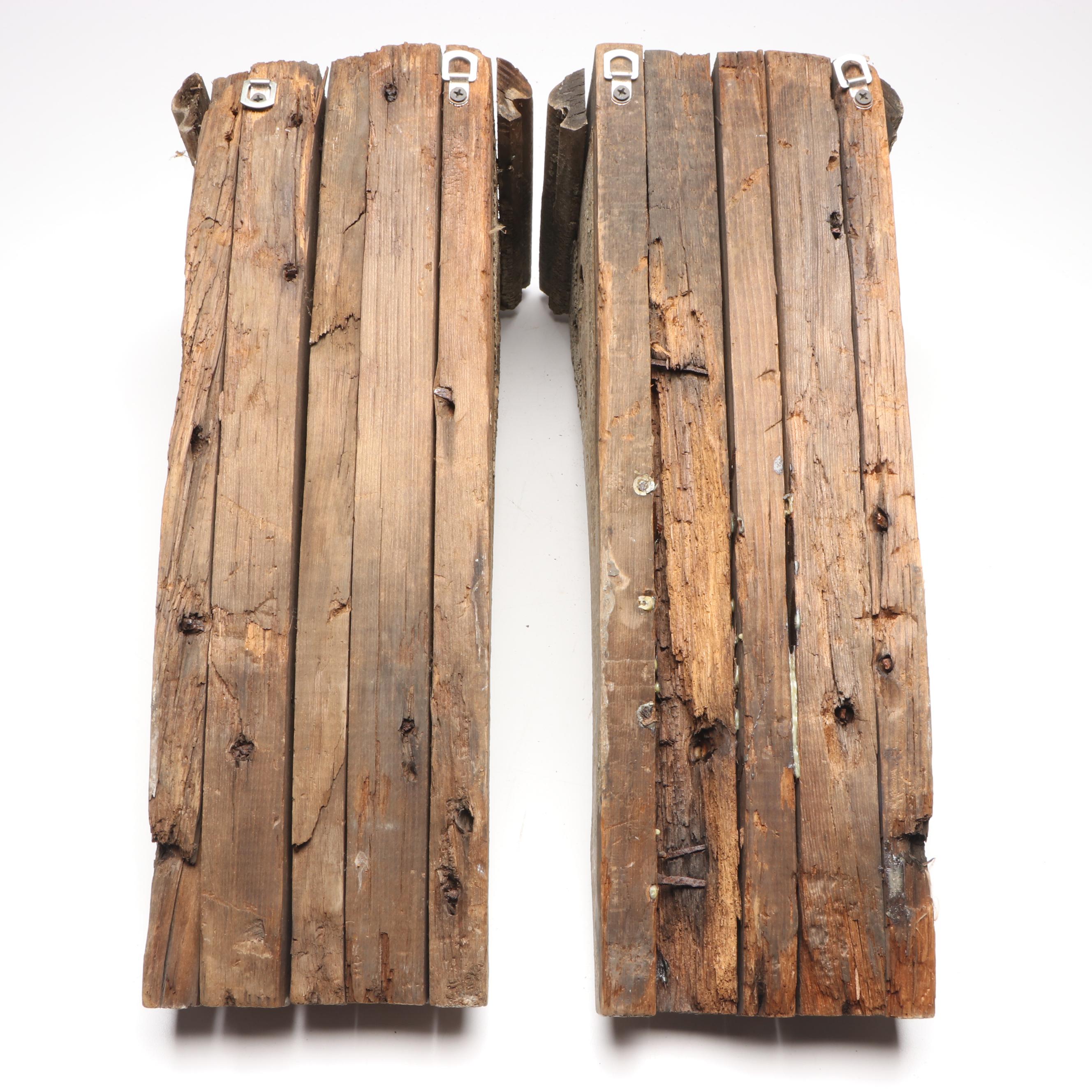 Rustic Stacked Wooden Corbels