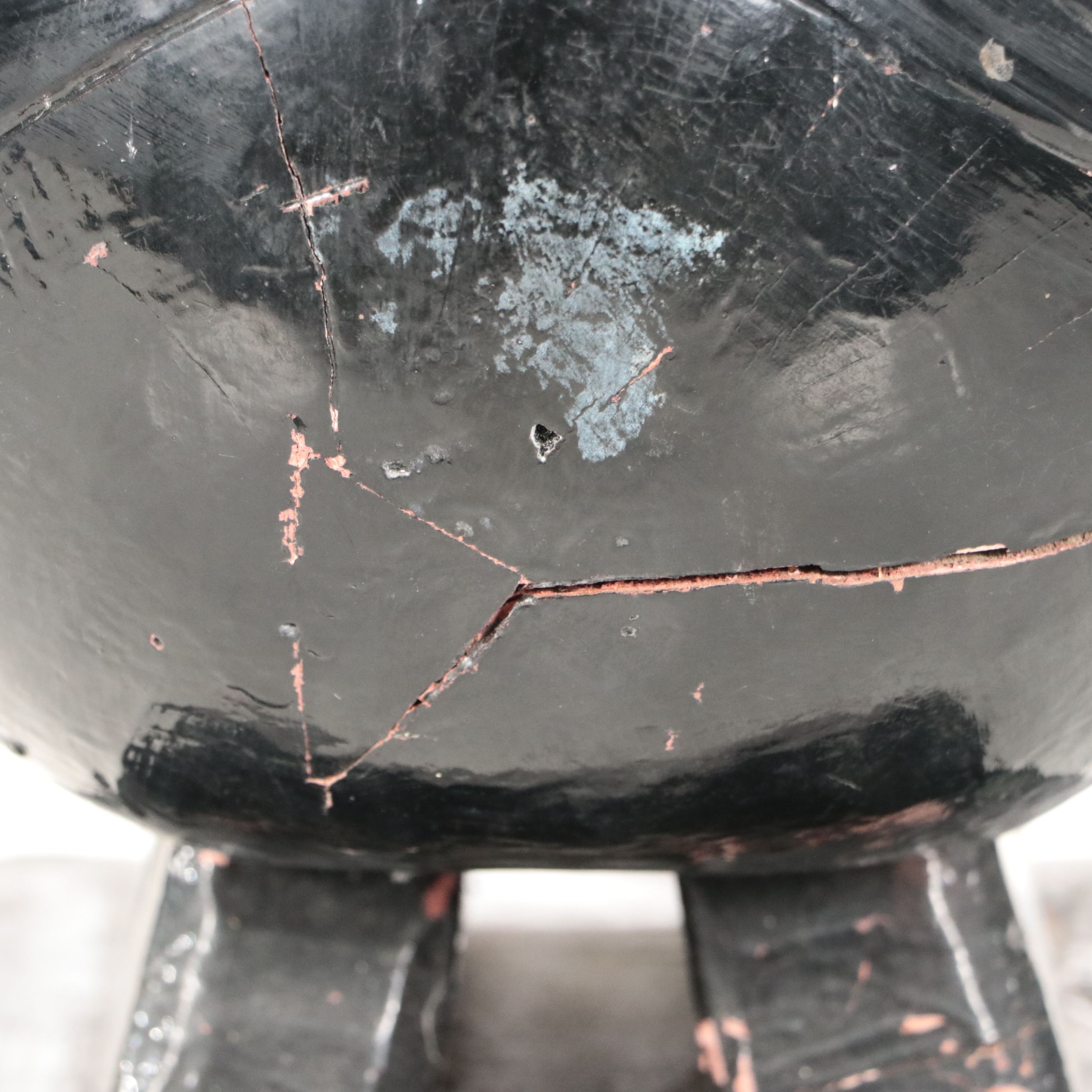 Polychrome Carved Wooden Rooster