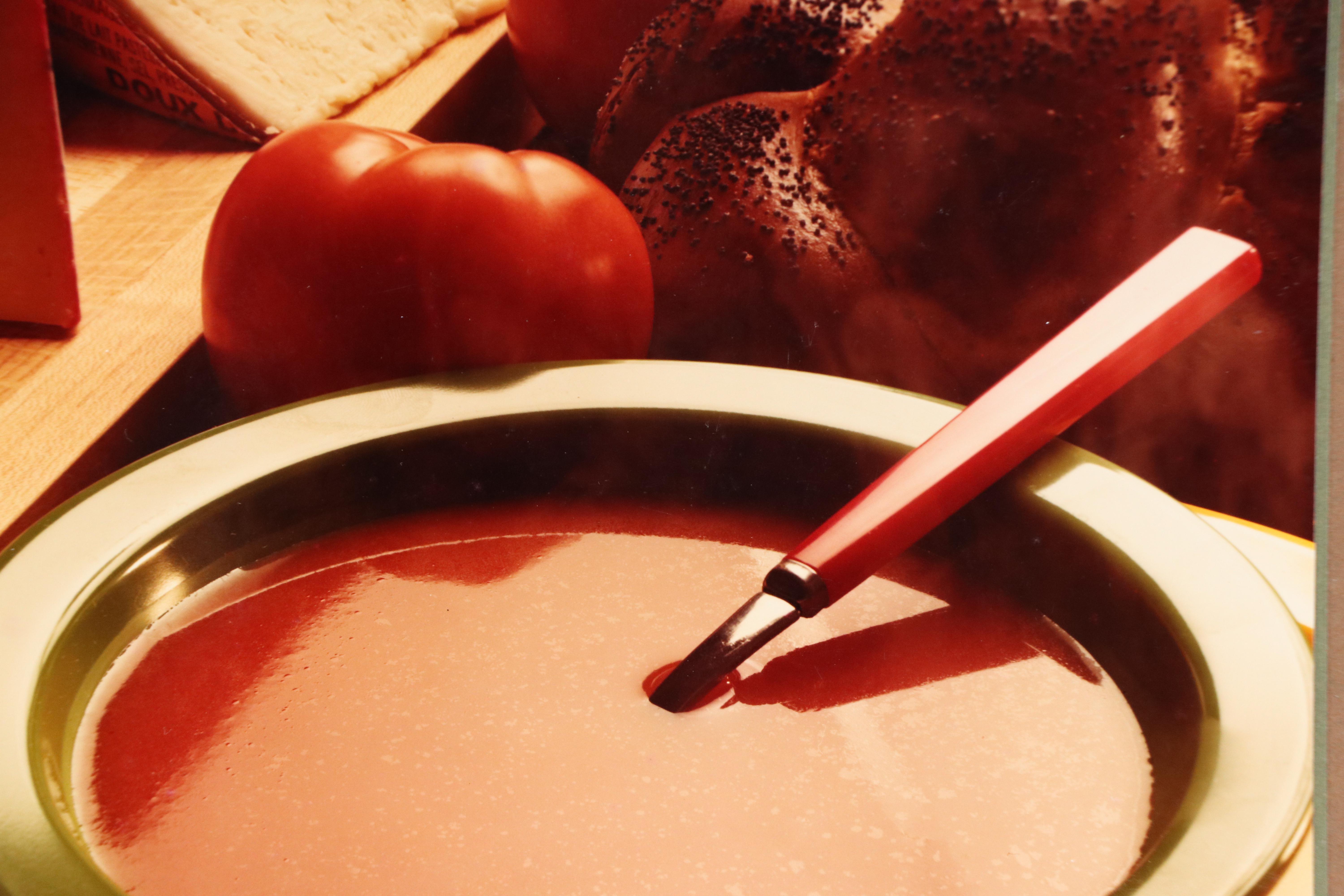 Jeff Gifford Still Life Chromogenic Photograph "Food/Menu," 1985