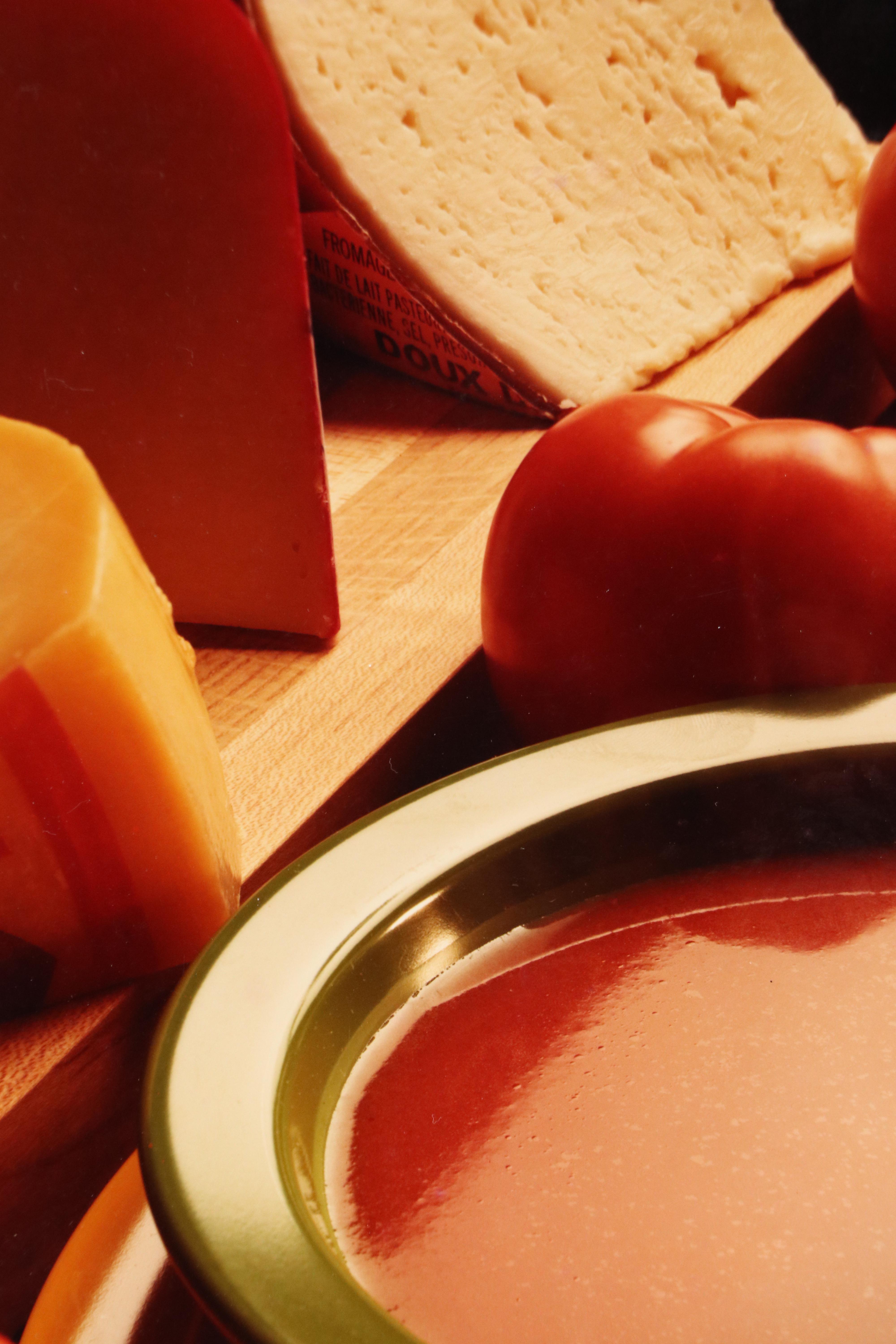 Jeff Gifford Still Life Chromogenic Photograph "Food/Menu," 1985