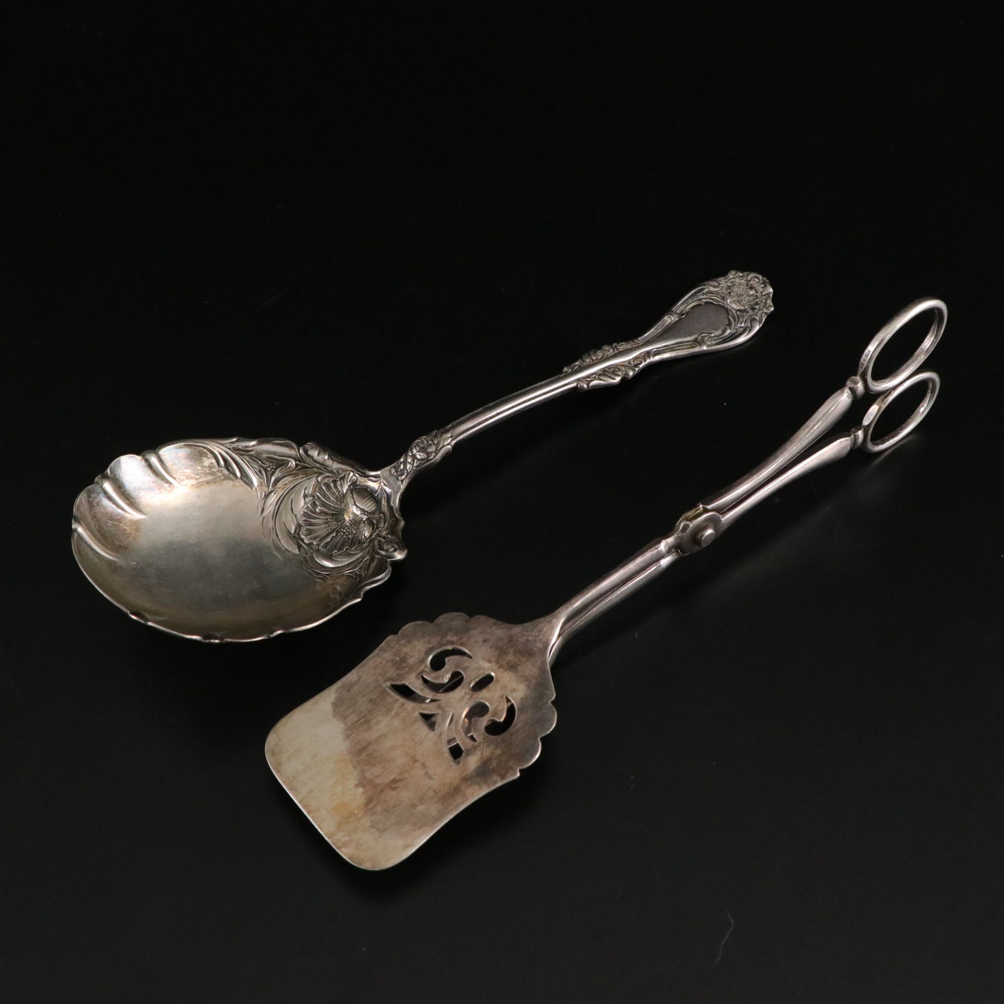 Sterling Silver Serving Utensils, Ice Bucket & Other Serveware