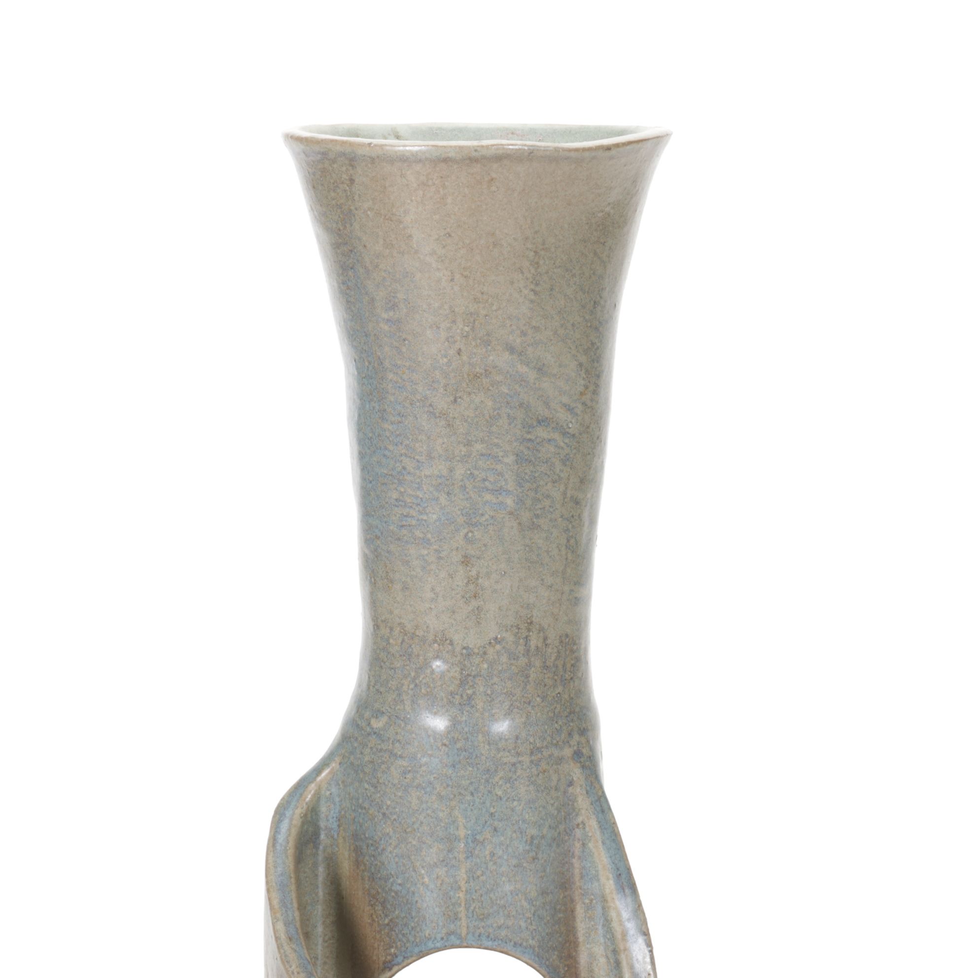 Mid Century Joanna Price Ceramic Sculpture & Vase