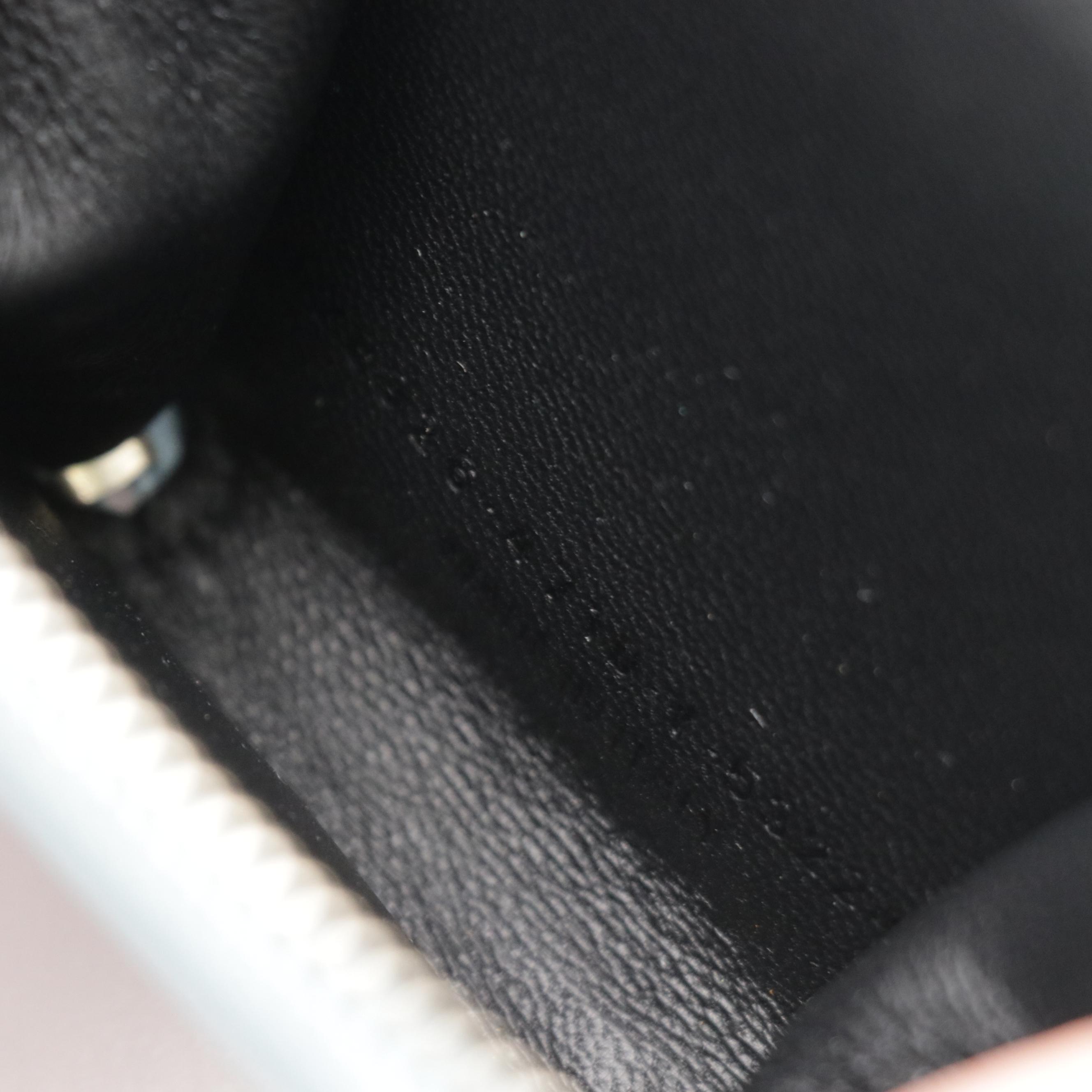 Balenciaga Ville Coin Case in Light Blue Calfskin Leather