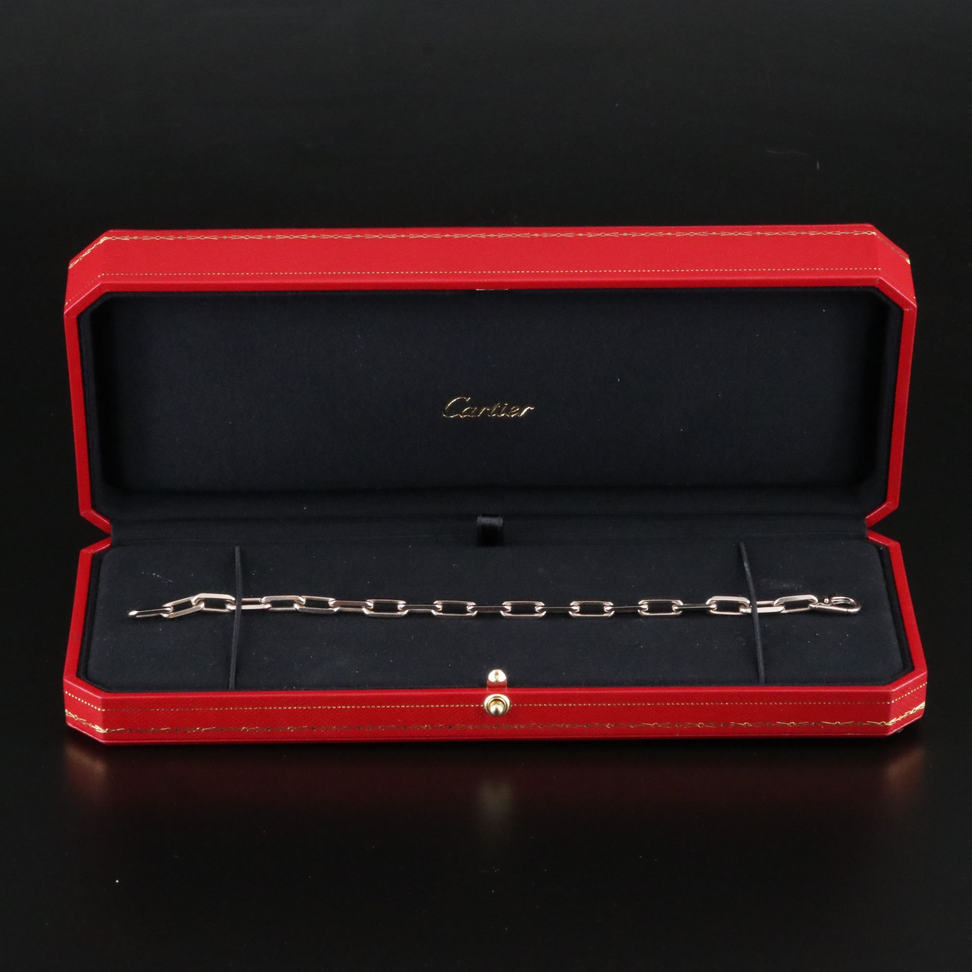 Cartier Santos de Cartier 18K Chain Bracelet with COA